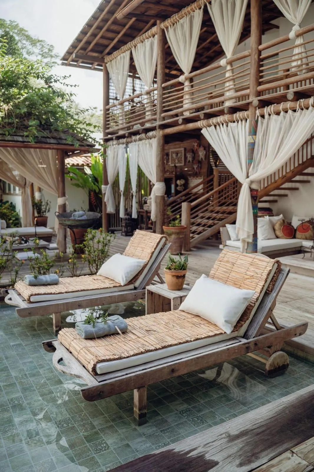 Swimming pool in Pousada Encantada