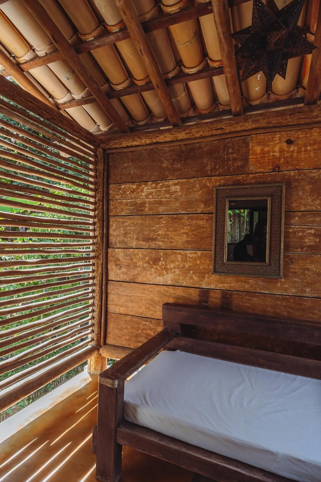 Balcony/Terrace, Bed in Pousada Encantada