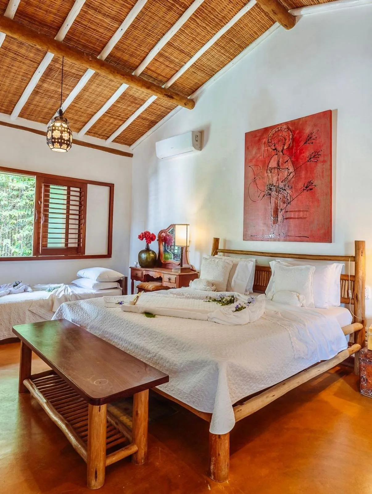 Bedroom, Bed in Pousada Encantada