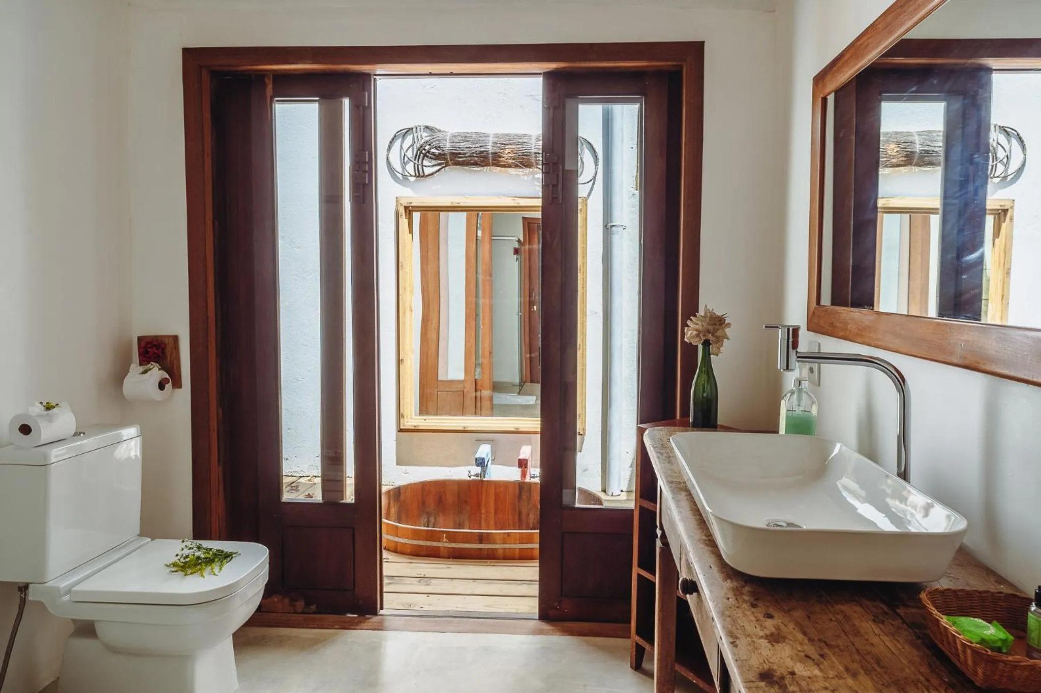 Bathroom in Pousada Encantada