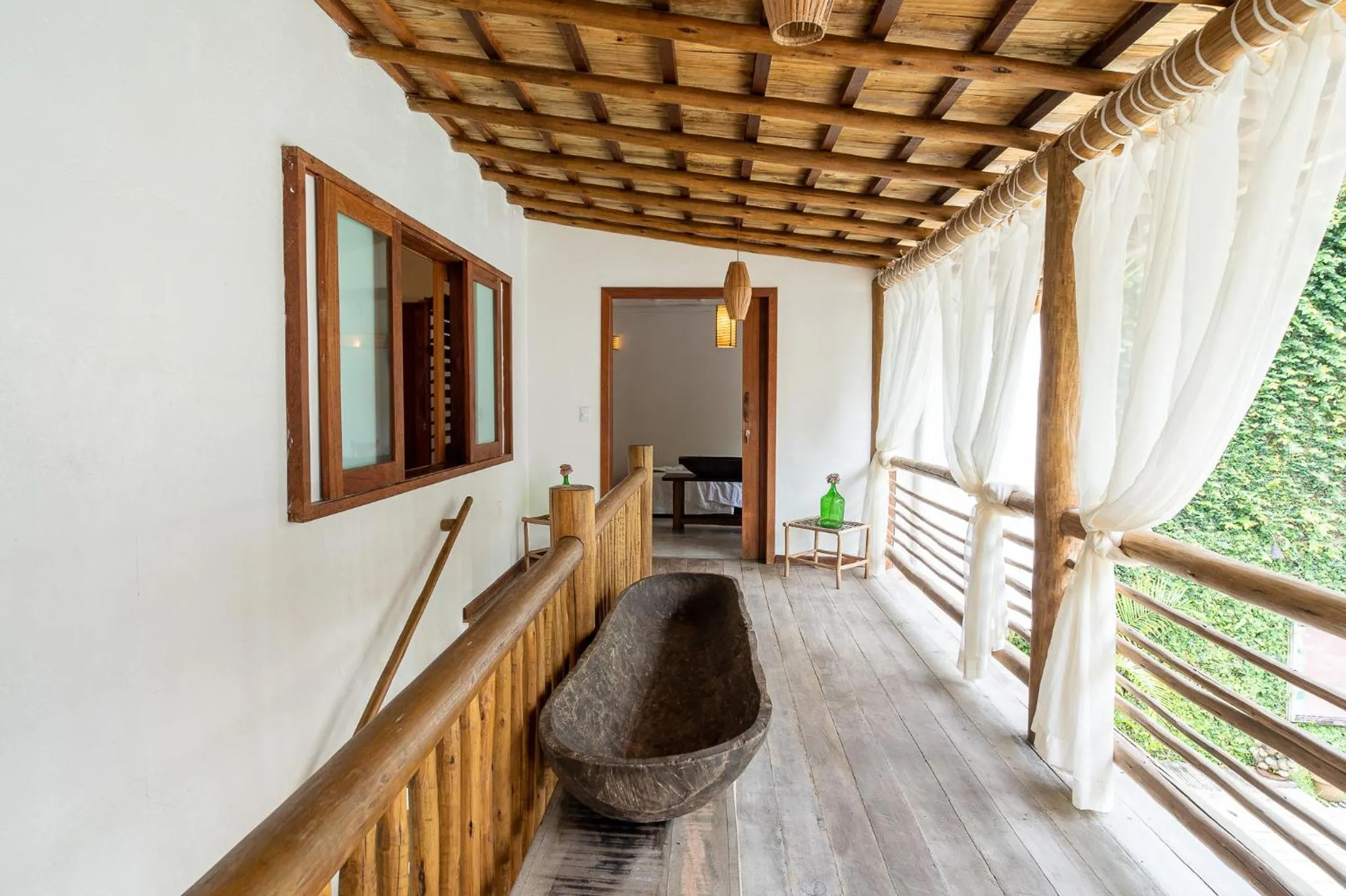 Balcony/Terrace in Pousada Encantada