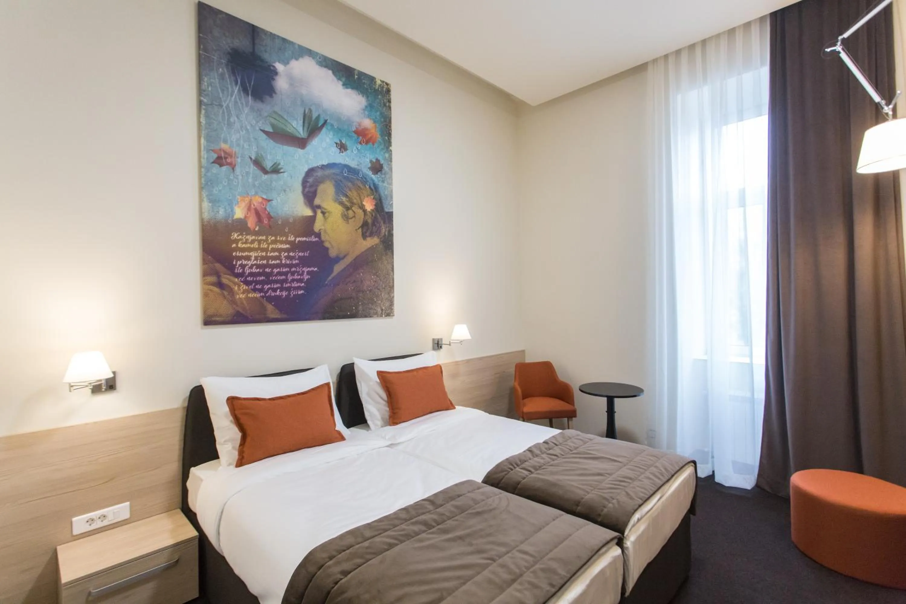 Bed in Hotel Grand Hedonist