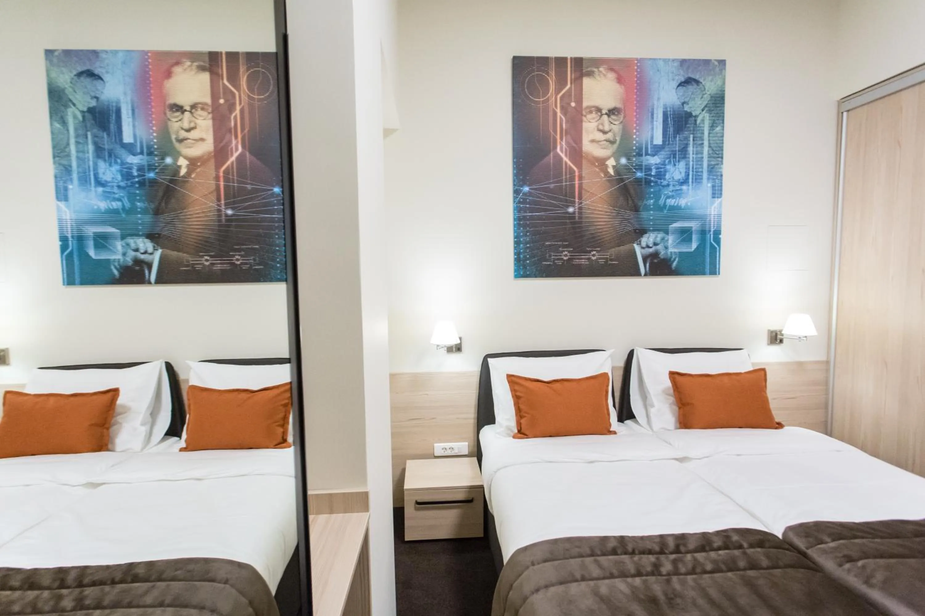 Bed in Hotel Grand Hedonist