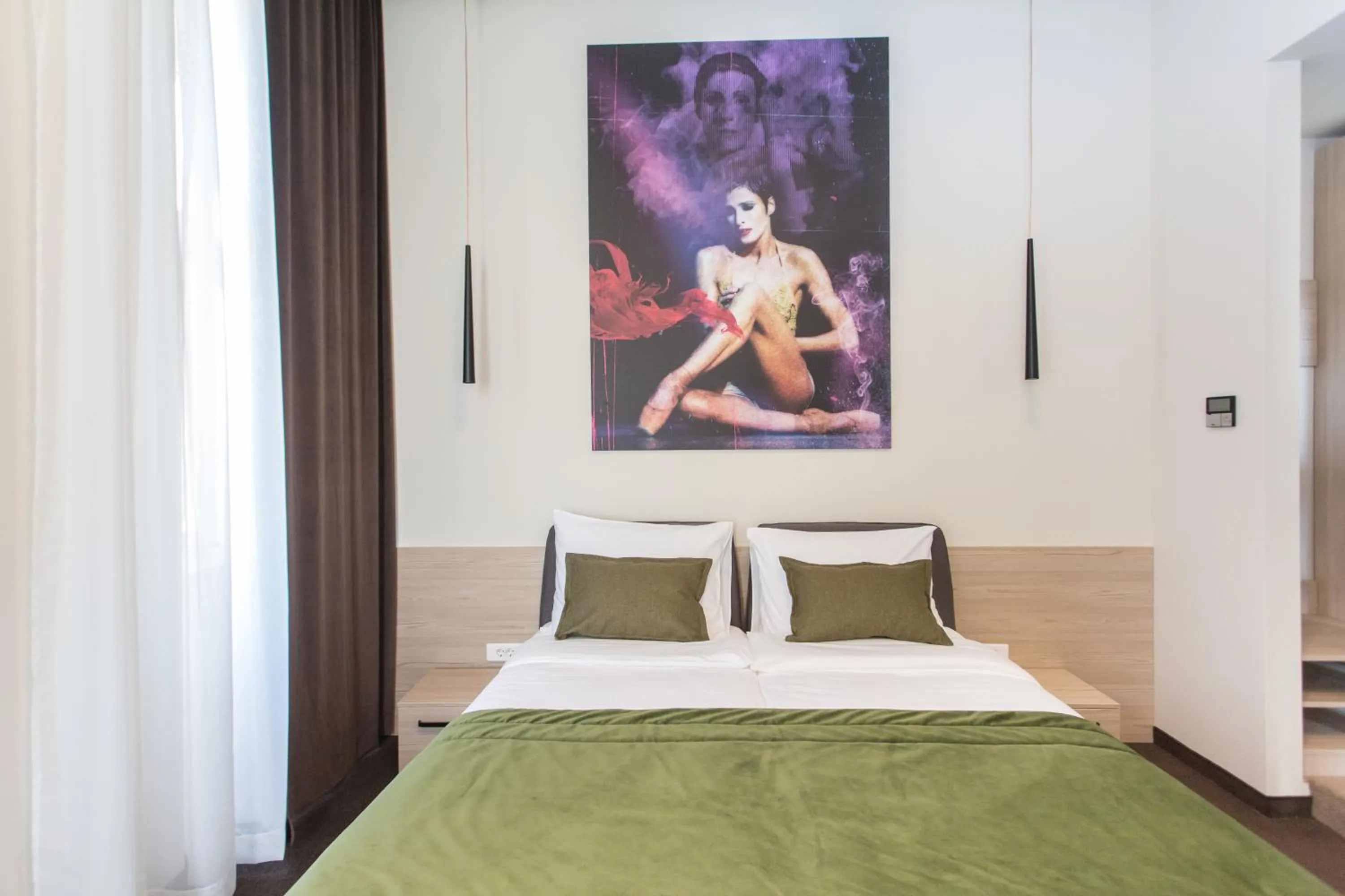 Bed in Hotel Grand Hedonist