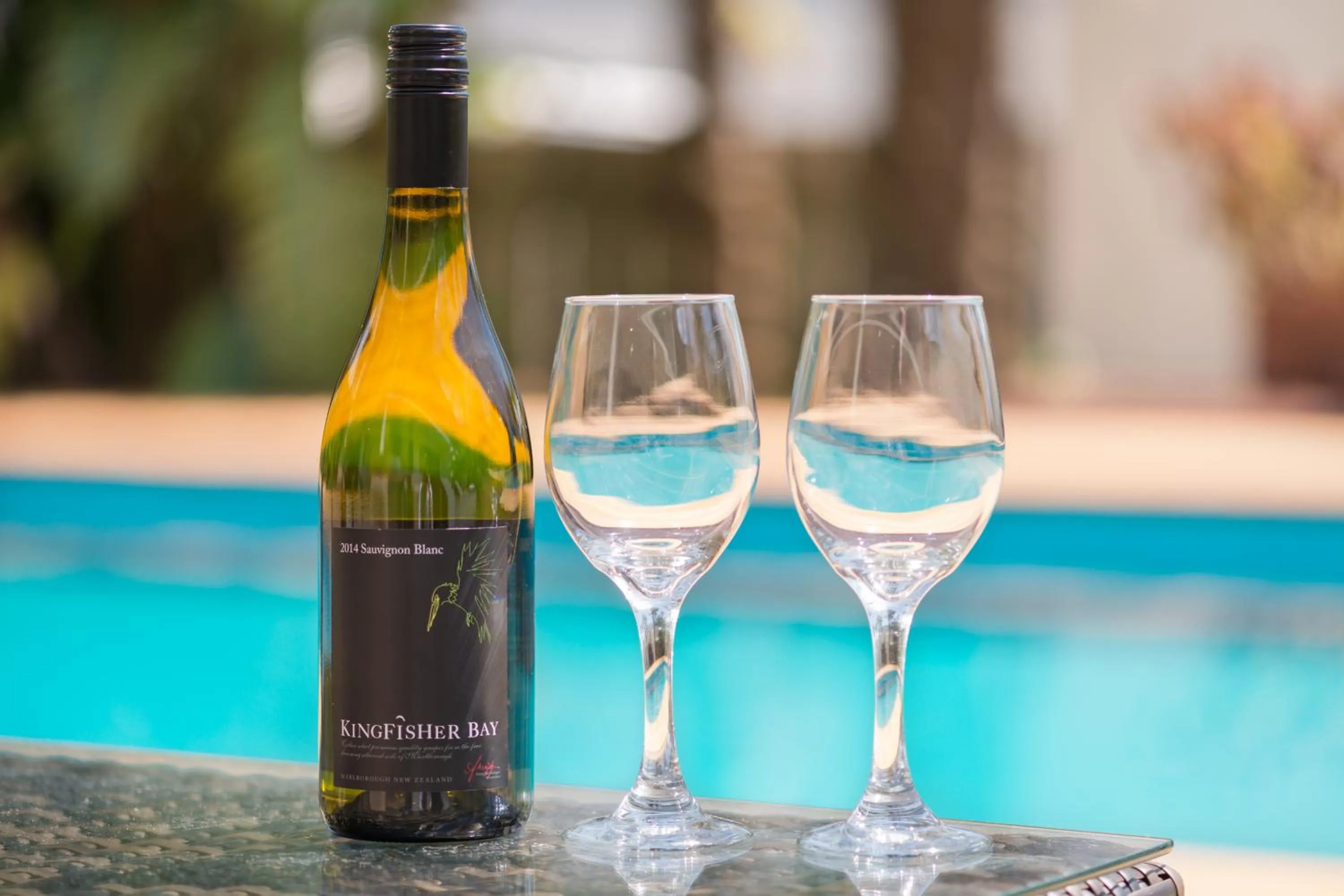 Swimming pool in Te Tiriti Motel