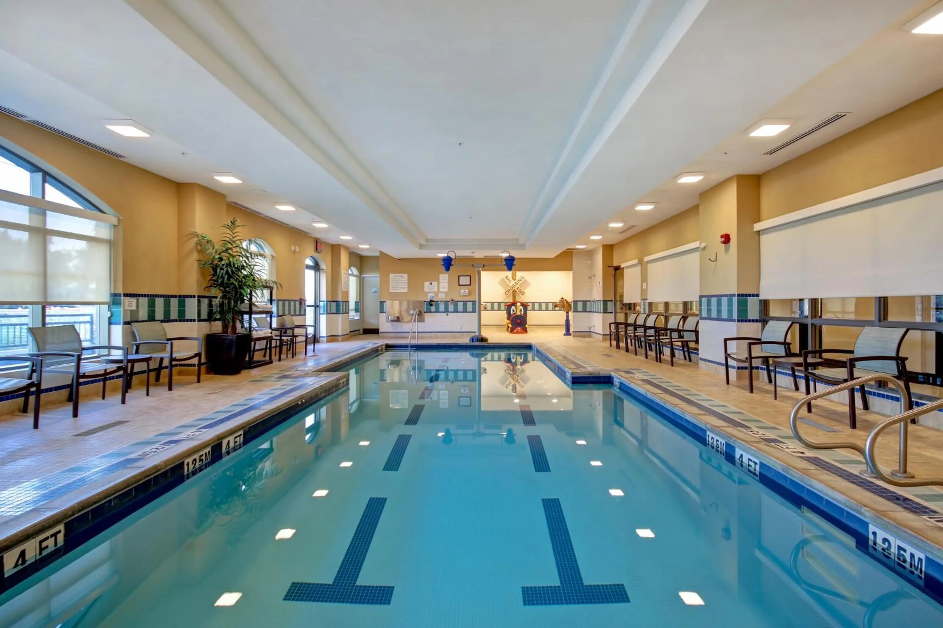 Swimming pool in Holiday Inn Express Hotel & Suites Waterloo - St. Jacobs Area, an IHG Hotel