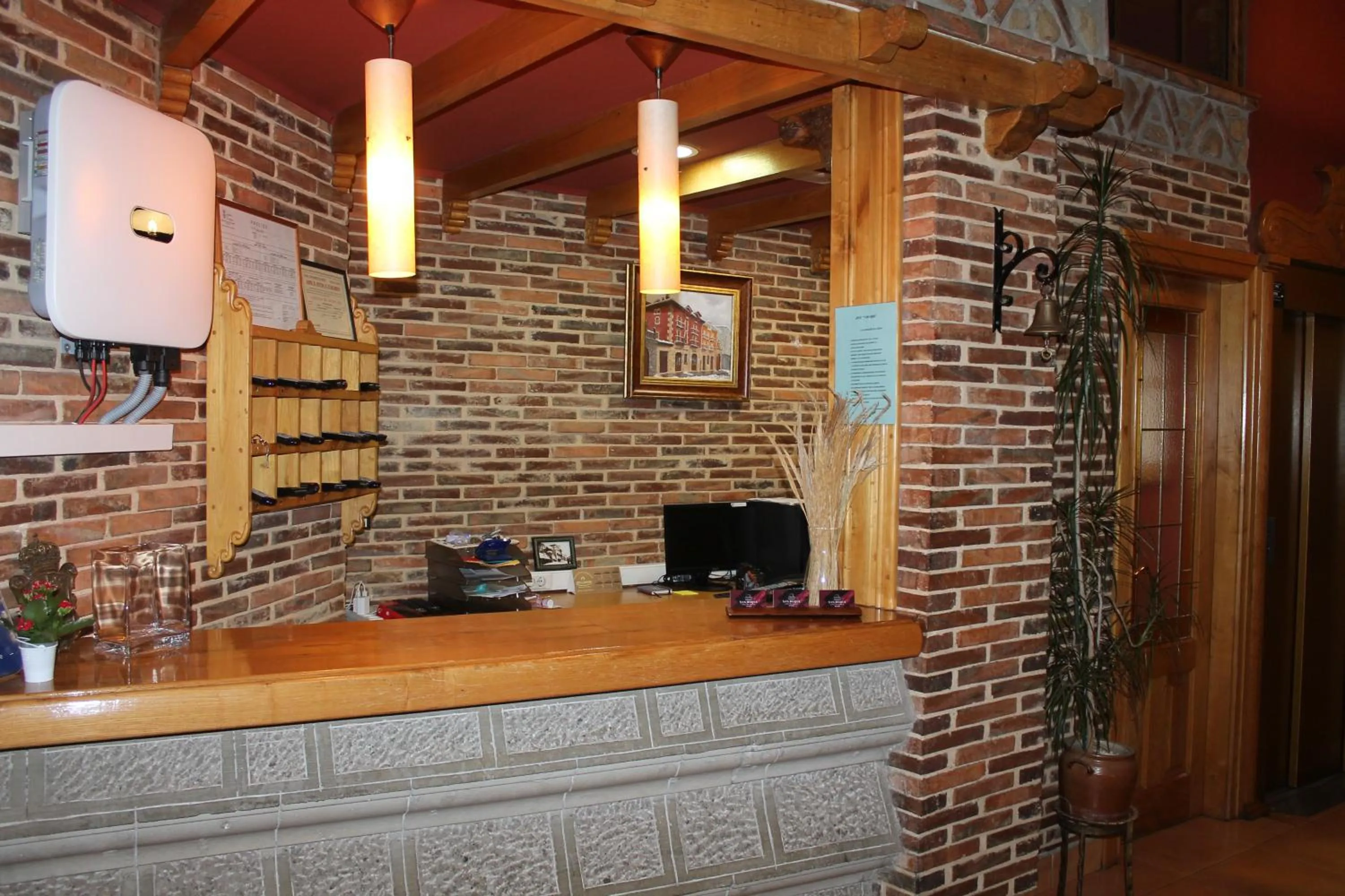 Lobby or reception in Hotel San Roque