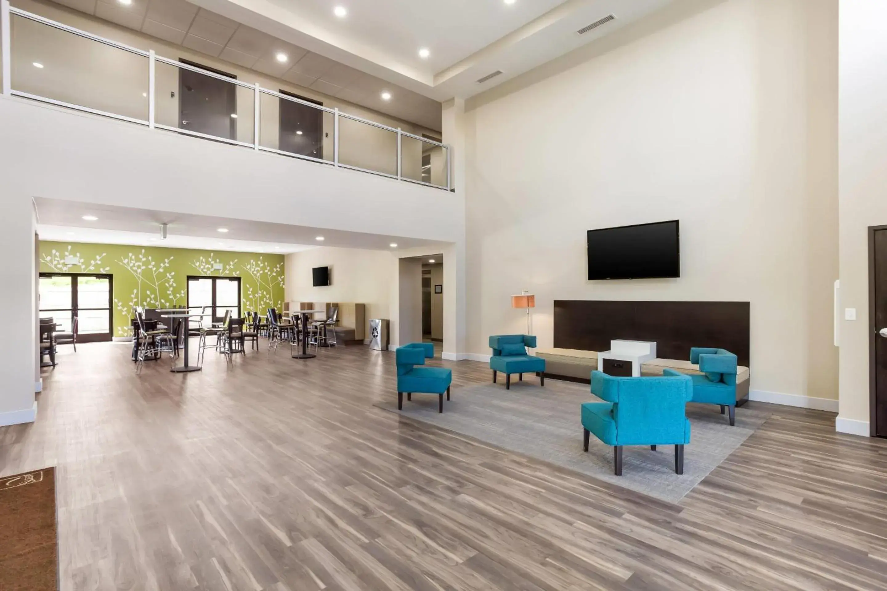 Lobby or reception in MainStay Suites Logan Ohio-Hocking Hills Lobby or reception in MainStay Suites Logan Ohio-Hocking Hills