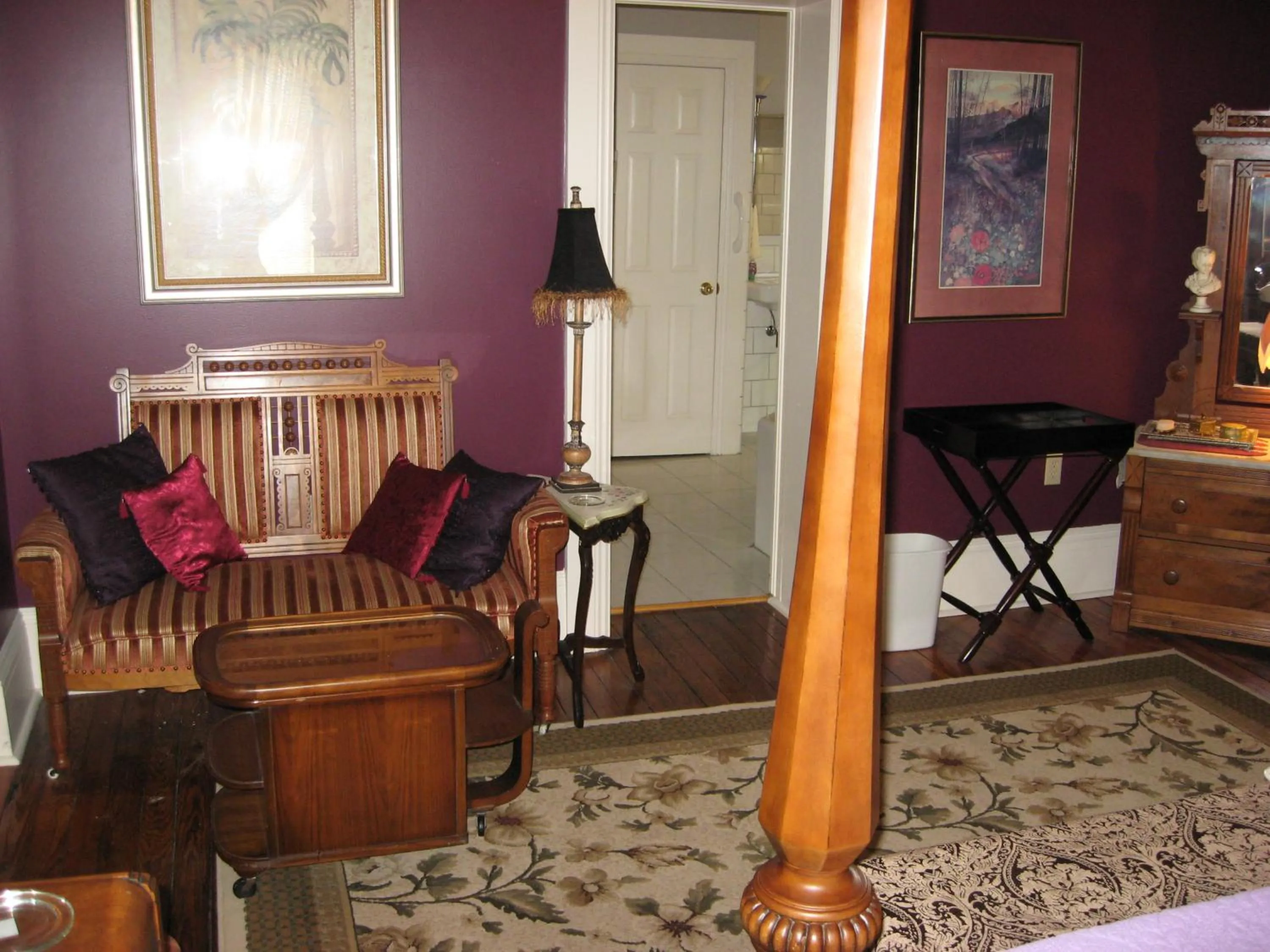 Seating area in Bayberry House Bed and Breakfast