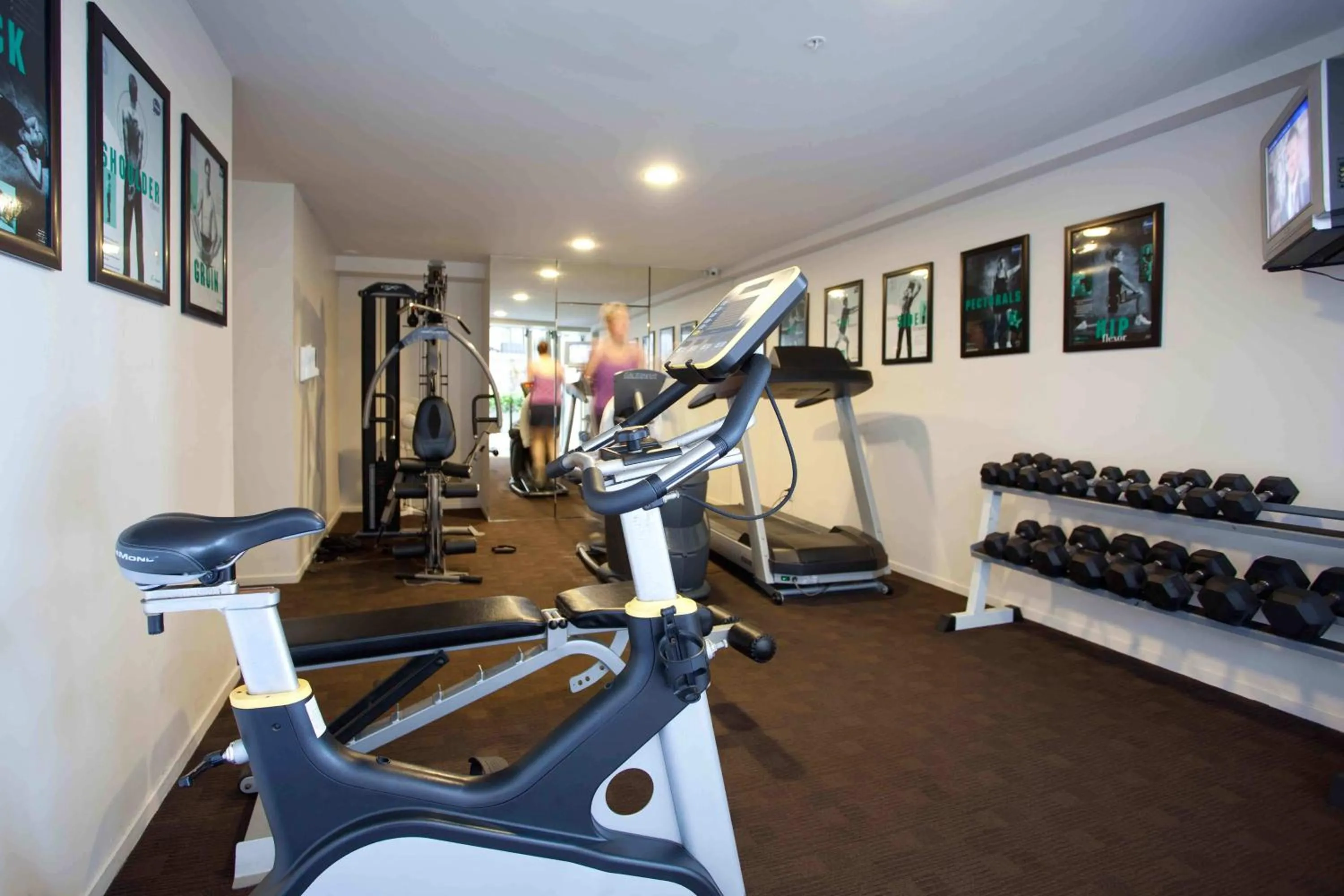 Fitness centre/facilities in The Quadrant Hotel & Suites