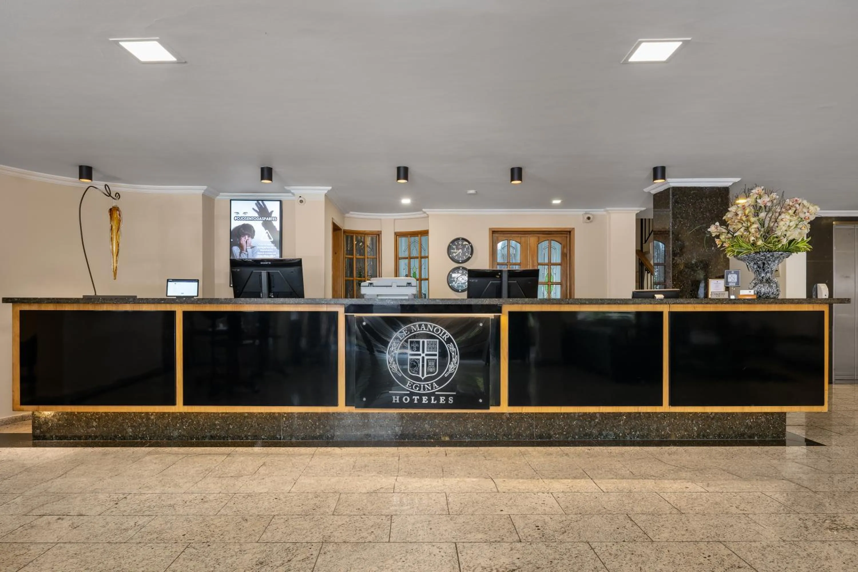 Lobby or reception in Hotel Egina Bogotá