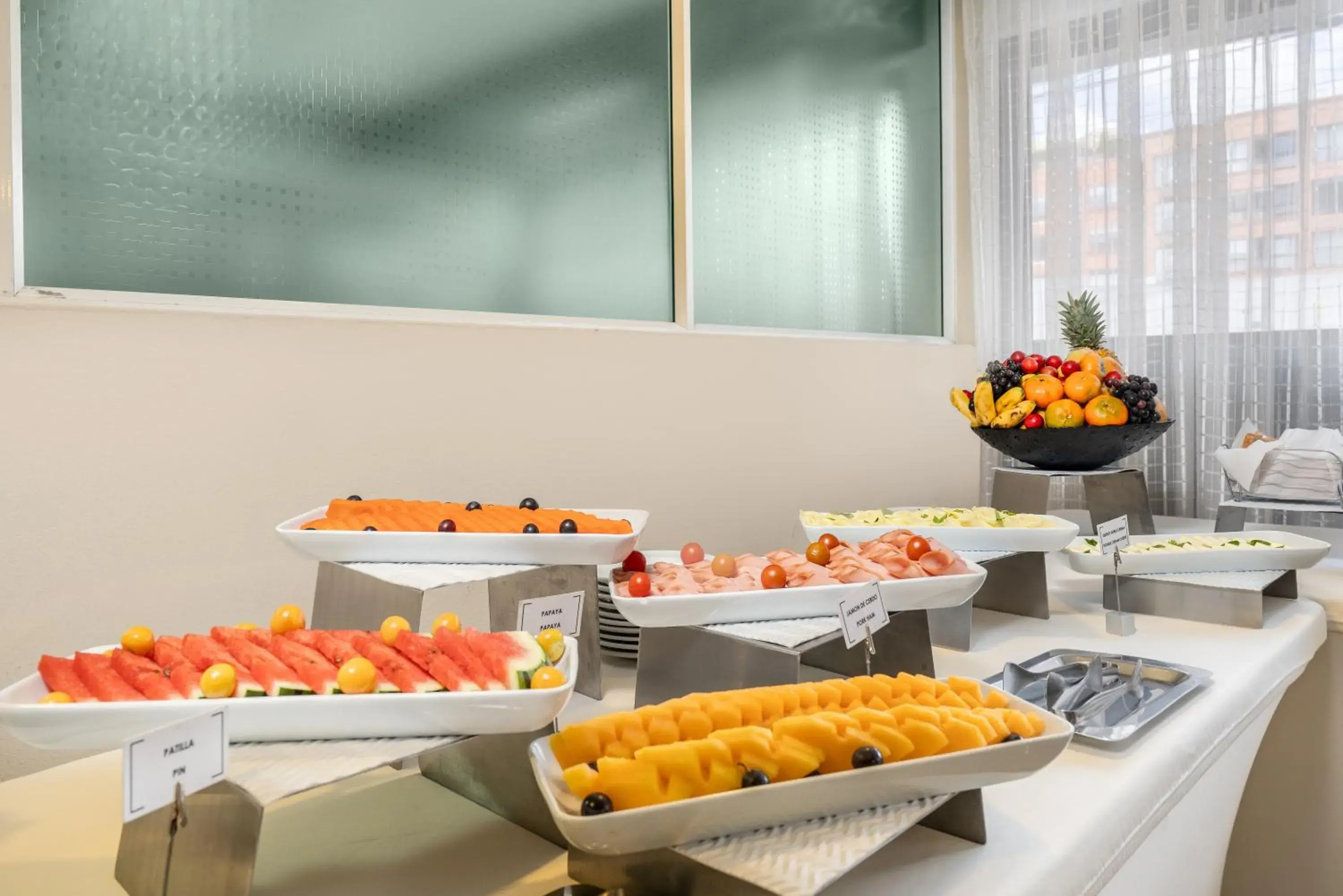 Buffet breakfast in Hotel Egina Bogotá Buffet breakfast in Hotel Egina Bogotá