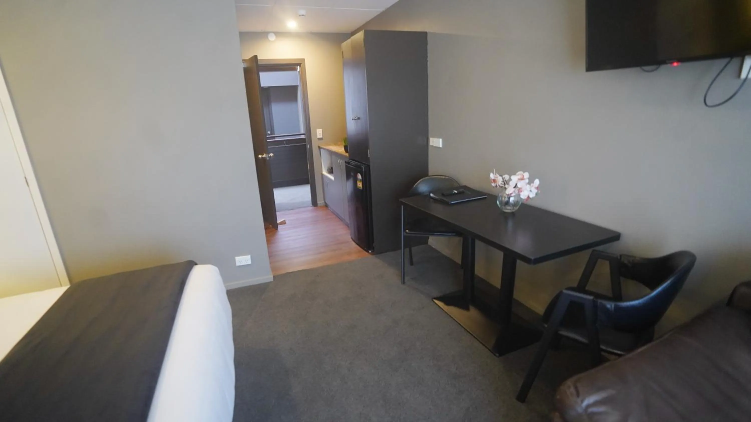 Seating area in 136 On Bealey Motel