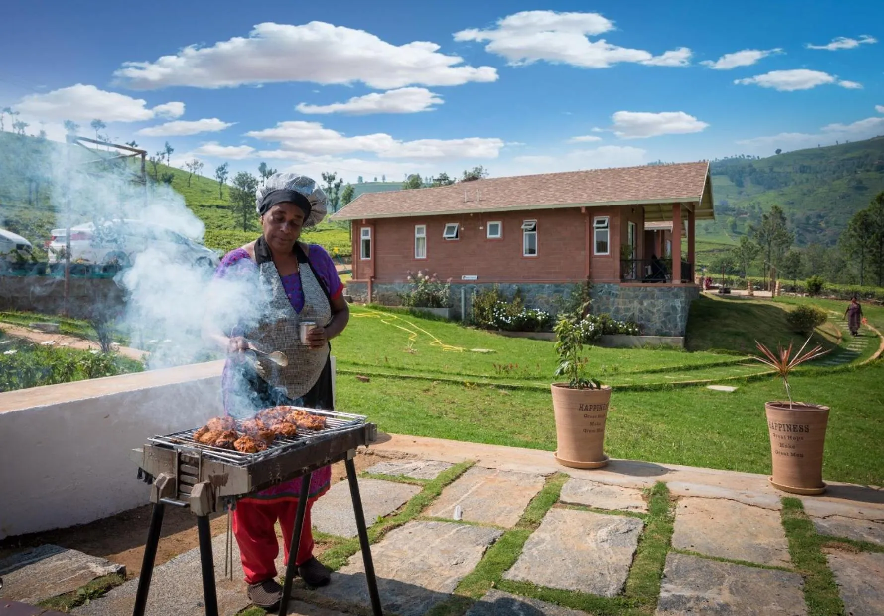 BBQ facilities in The Realm