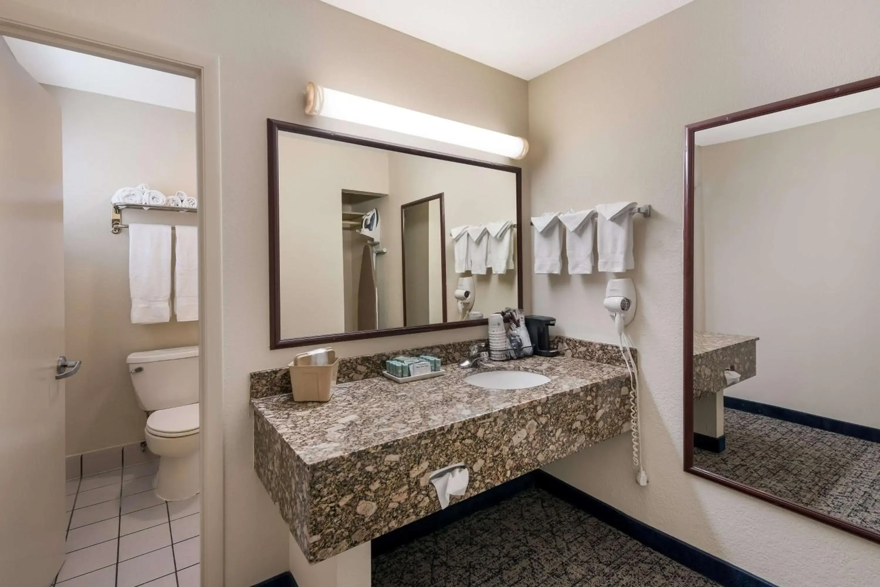 Bathroom in Best Western Winners Circle Bathroom in Best Western Winners Circle