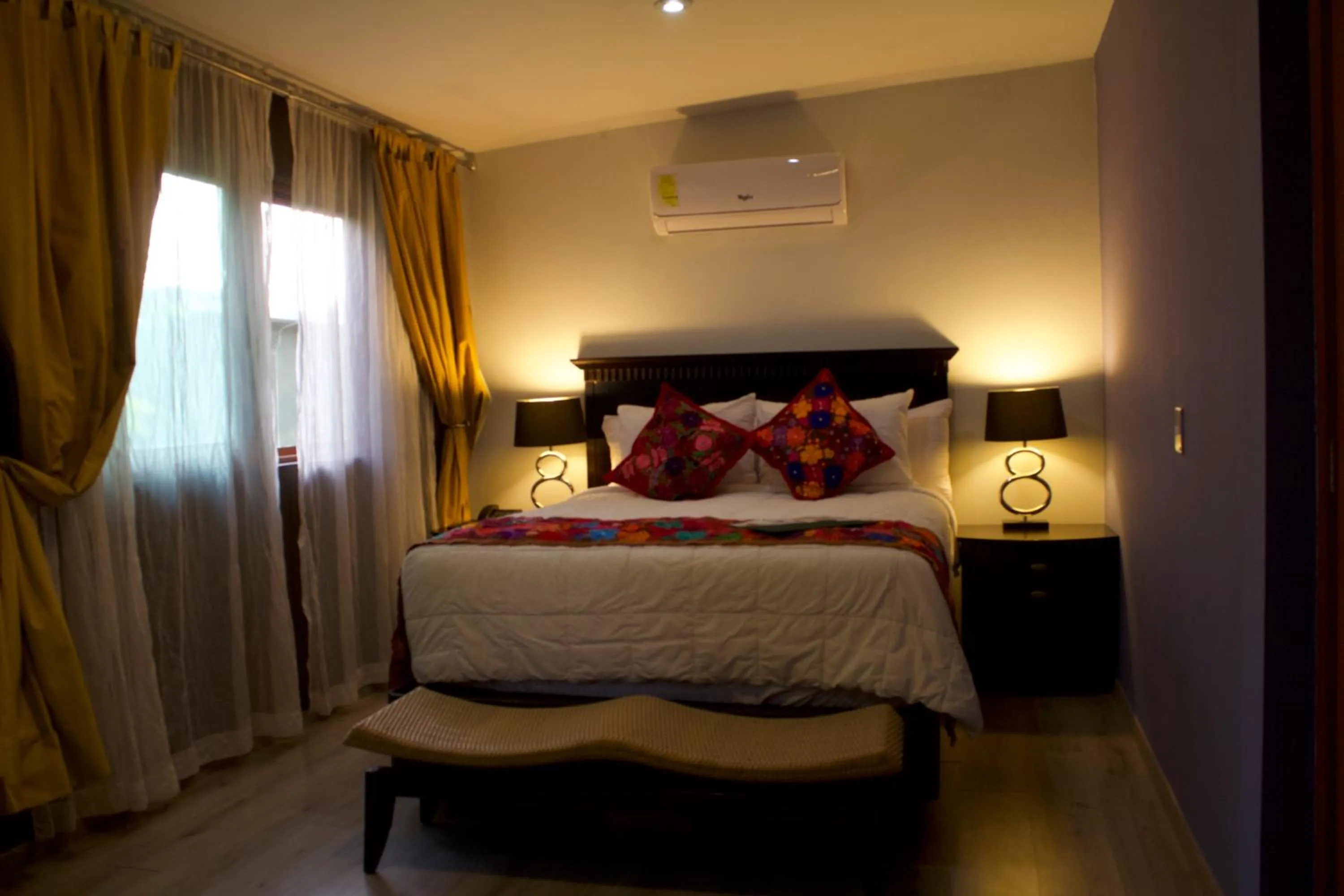 Bedroom, Bed in Hacienda del Lago Boutique Hotel