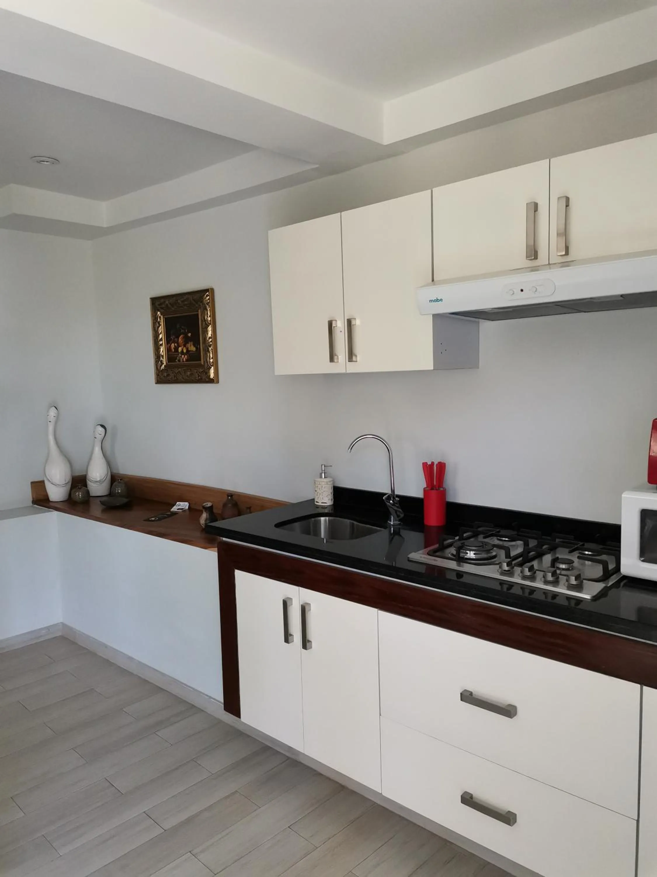 Kitchen or kitchenette in Hacienda del Lago Boutique Hotel