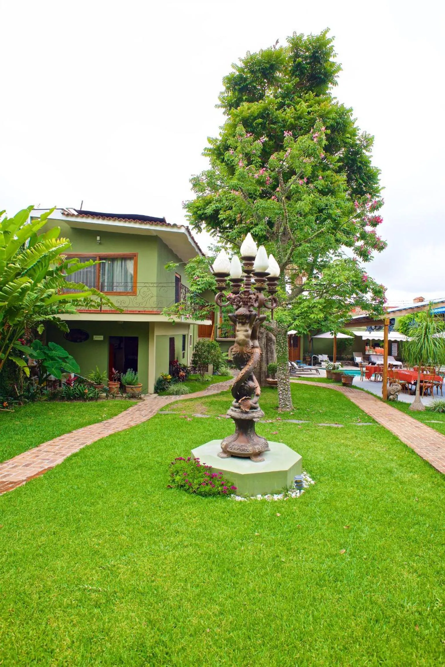 Garden in Hacienda del Lago Boutique Hotel