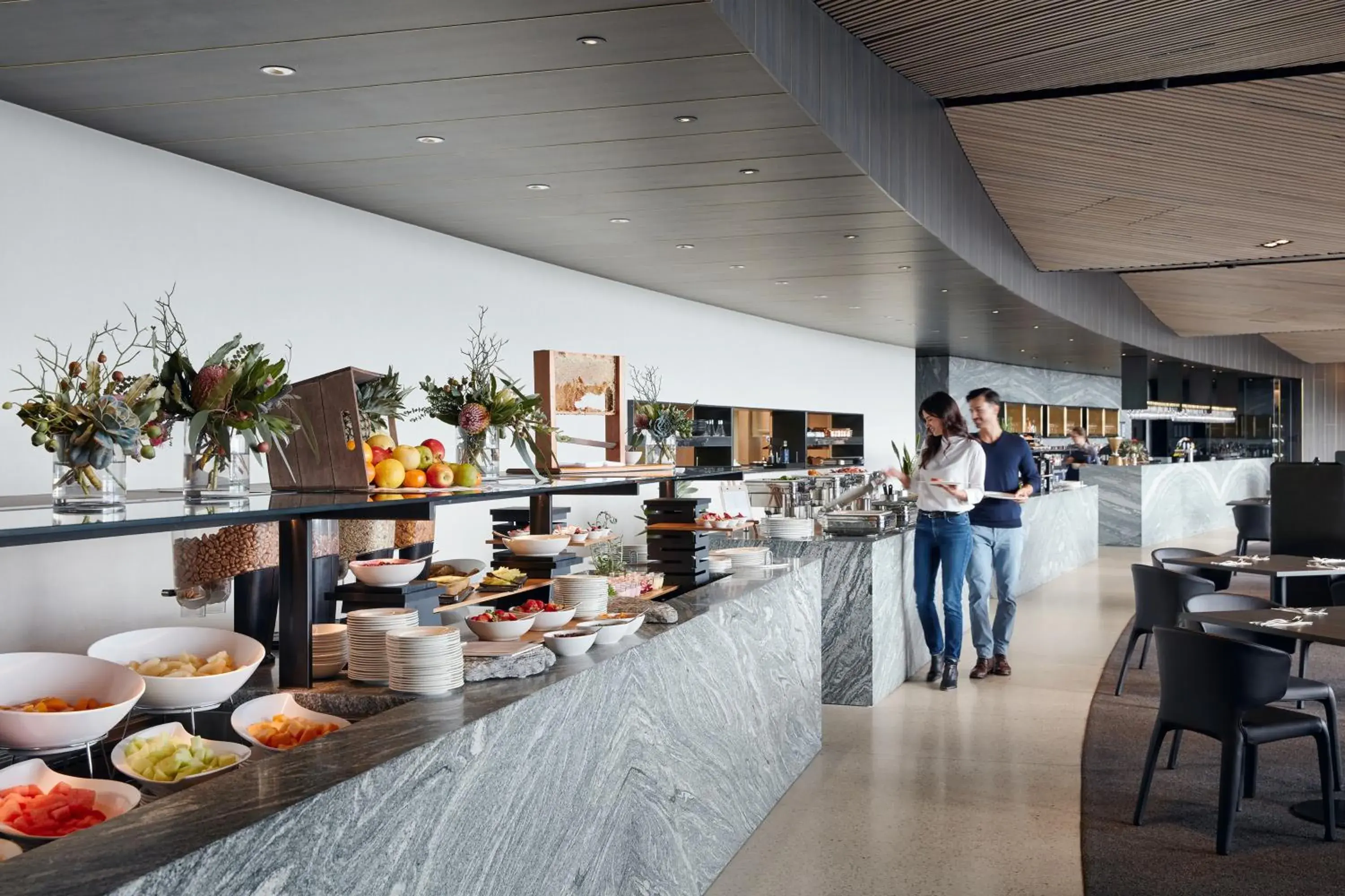Buffet breakfast in RACV Cape Schanck Resort Buffet breakfast in RACV Cape Schanck Resort