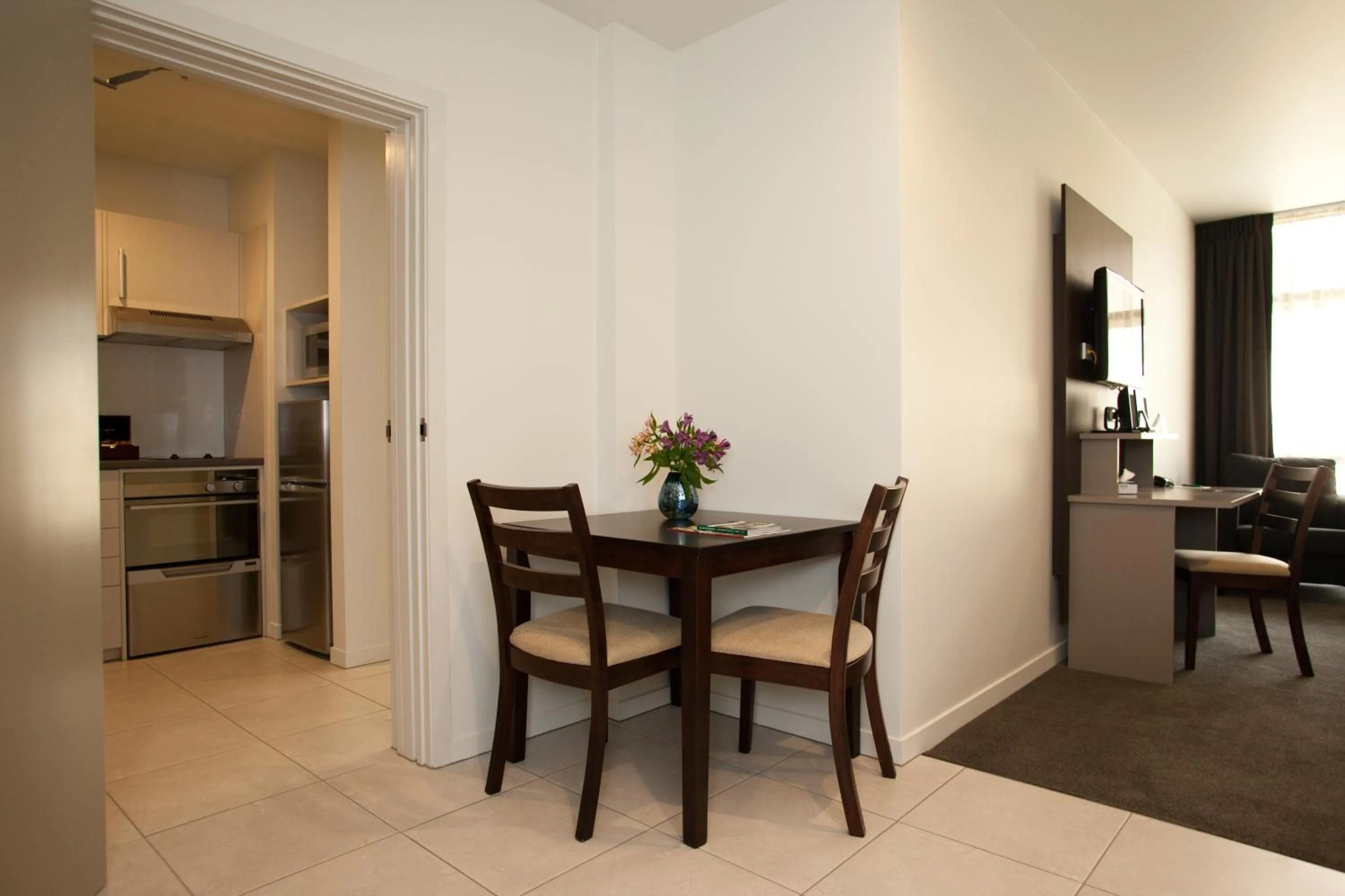 Dining area in Quest Rotorua Central