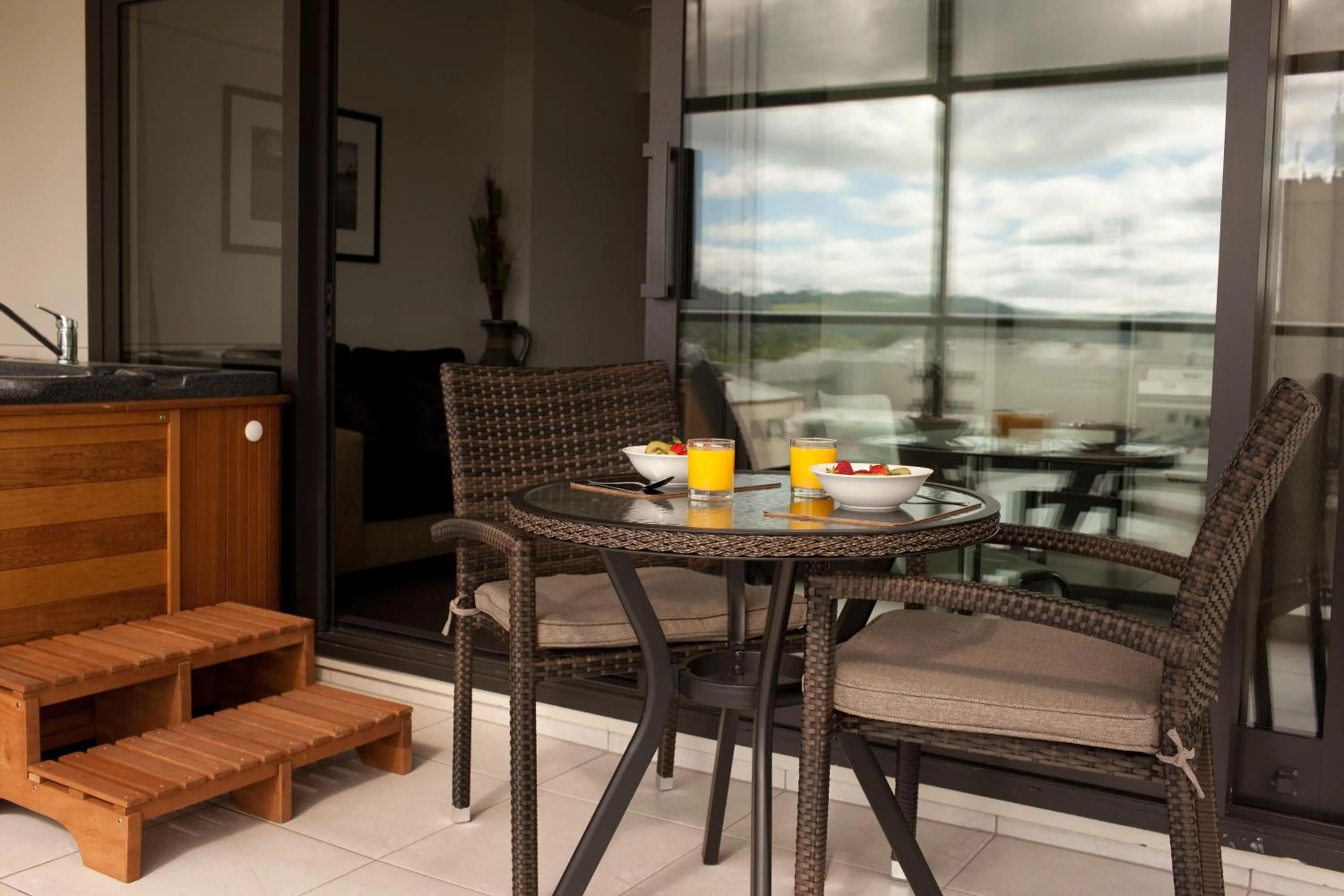 Dining area in Quest Rotorua Central