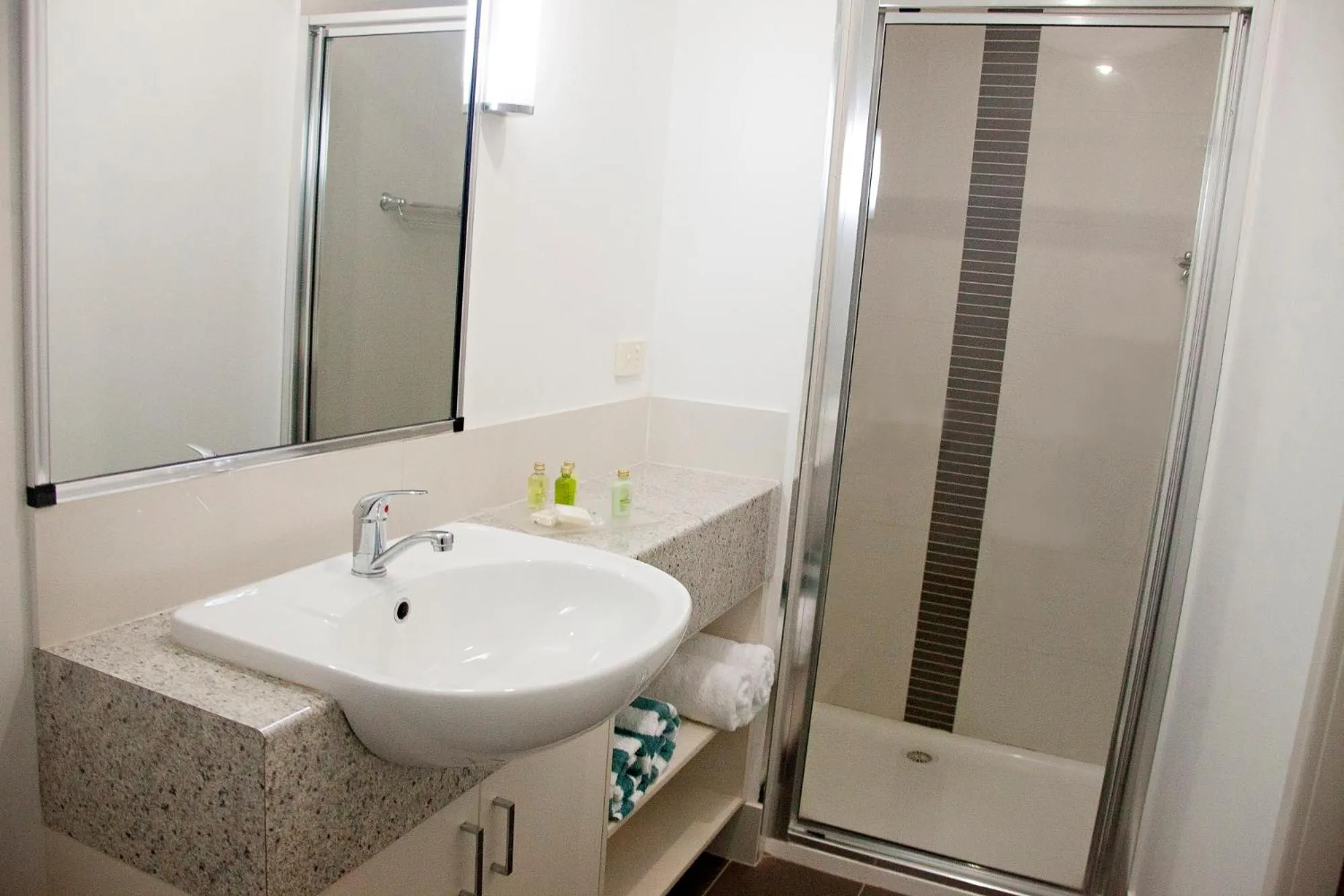 Bathroom in Nepean Shores by Gateway Lifestyle Holiday Parks