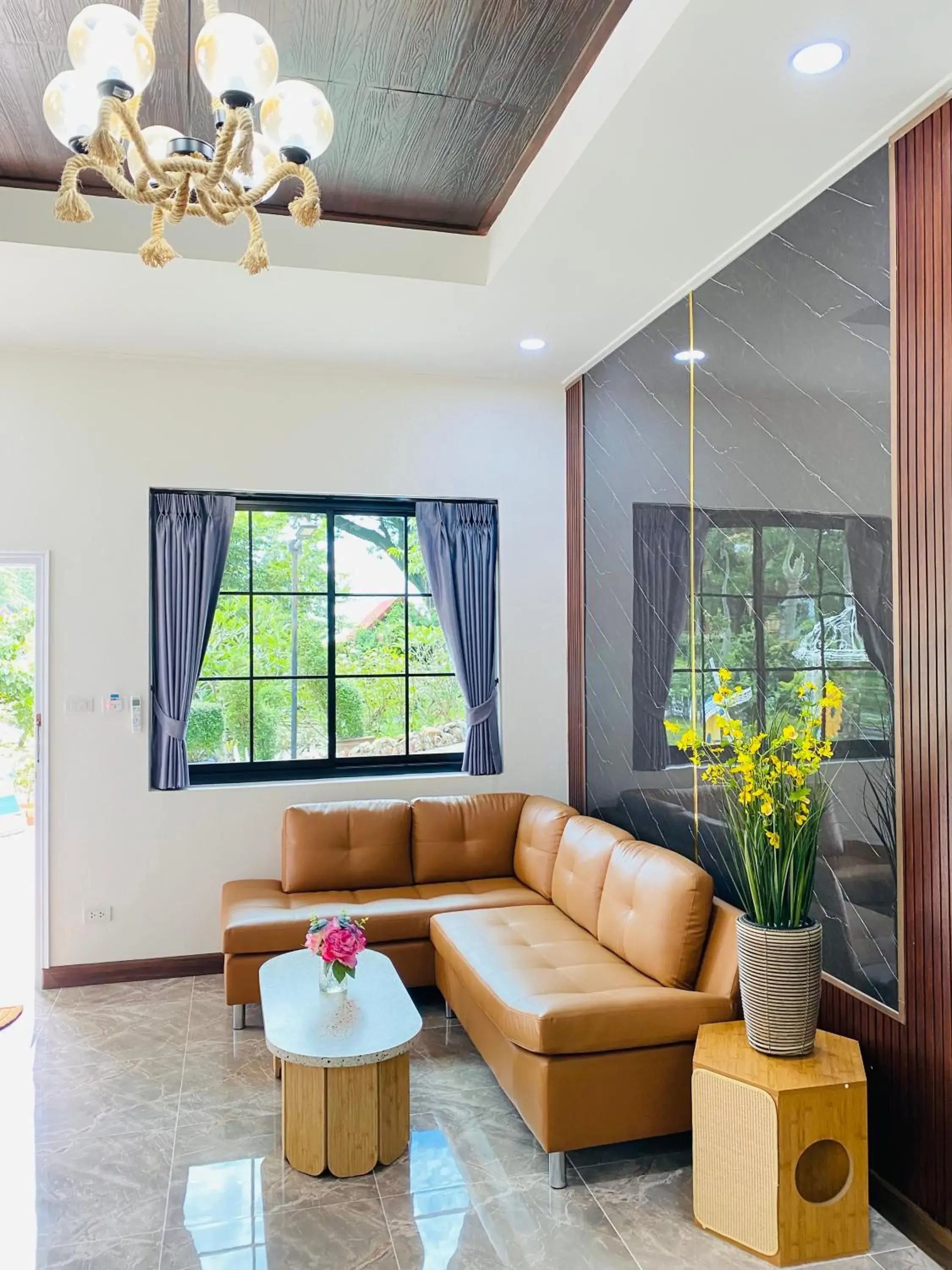 Living room in Siray Green Resort Living room in Siray Green Resort