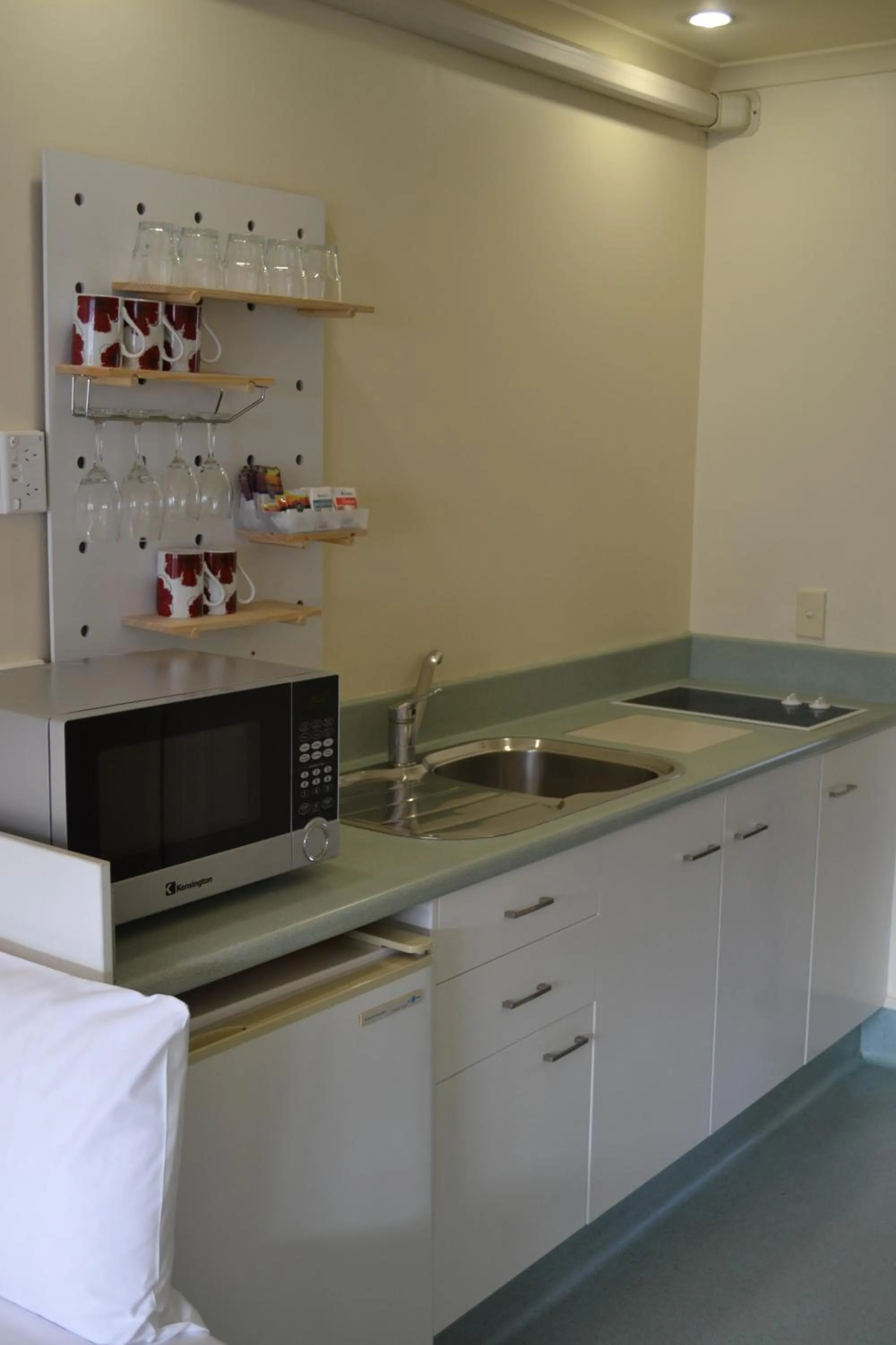 Kitchen or kitchenette in Colonial Lodge Motel