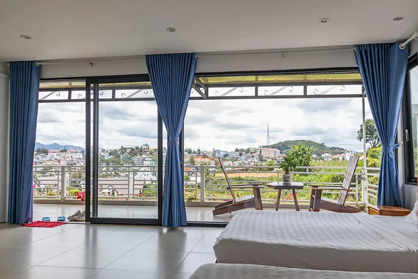 Balcony/Terrace, Bed in An Garden Dalat Balcony/Terrace, Bed in An Garden Dalat