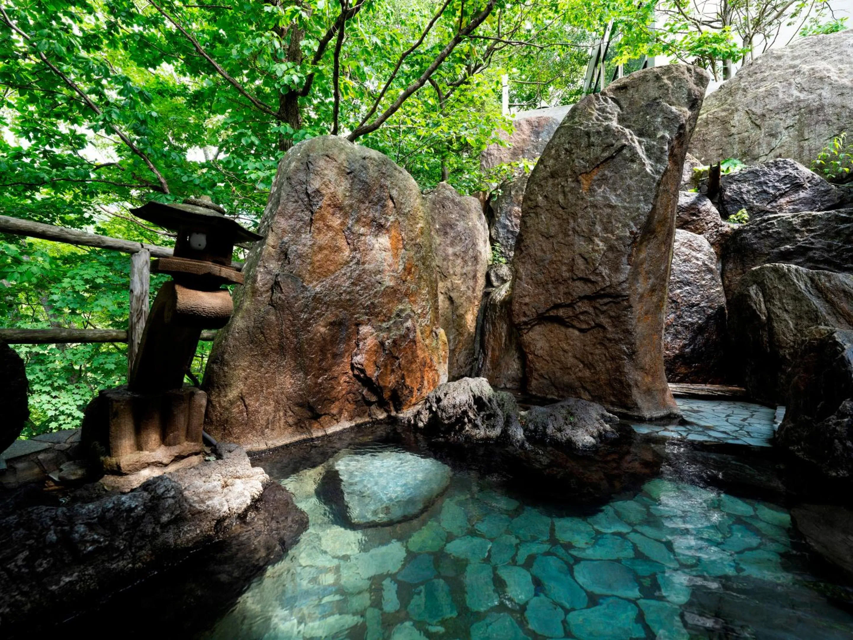 Open Air Bath in Sounkaku