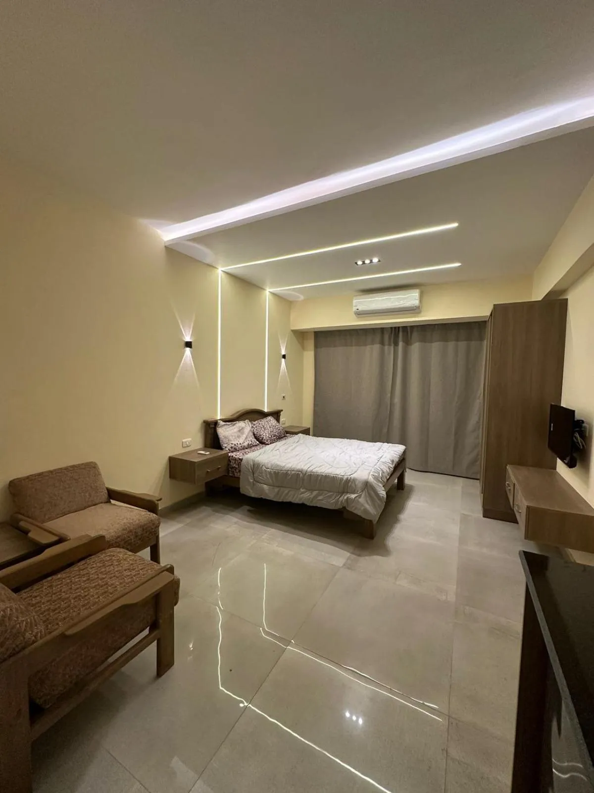 Bed in Bahga Palace 1 Residential Apartments