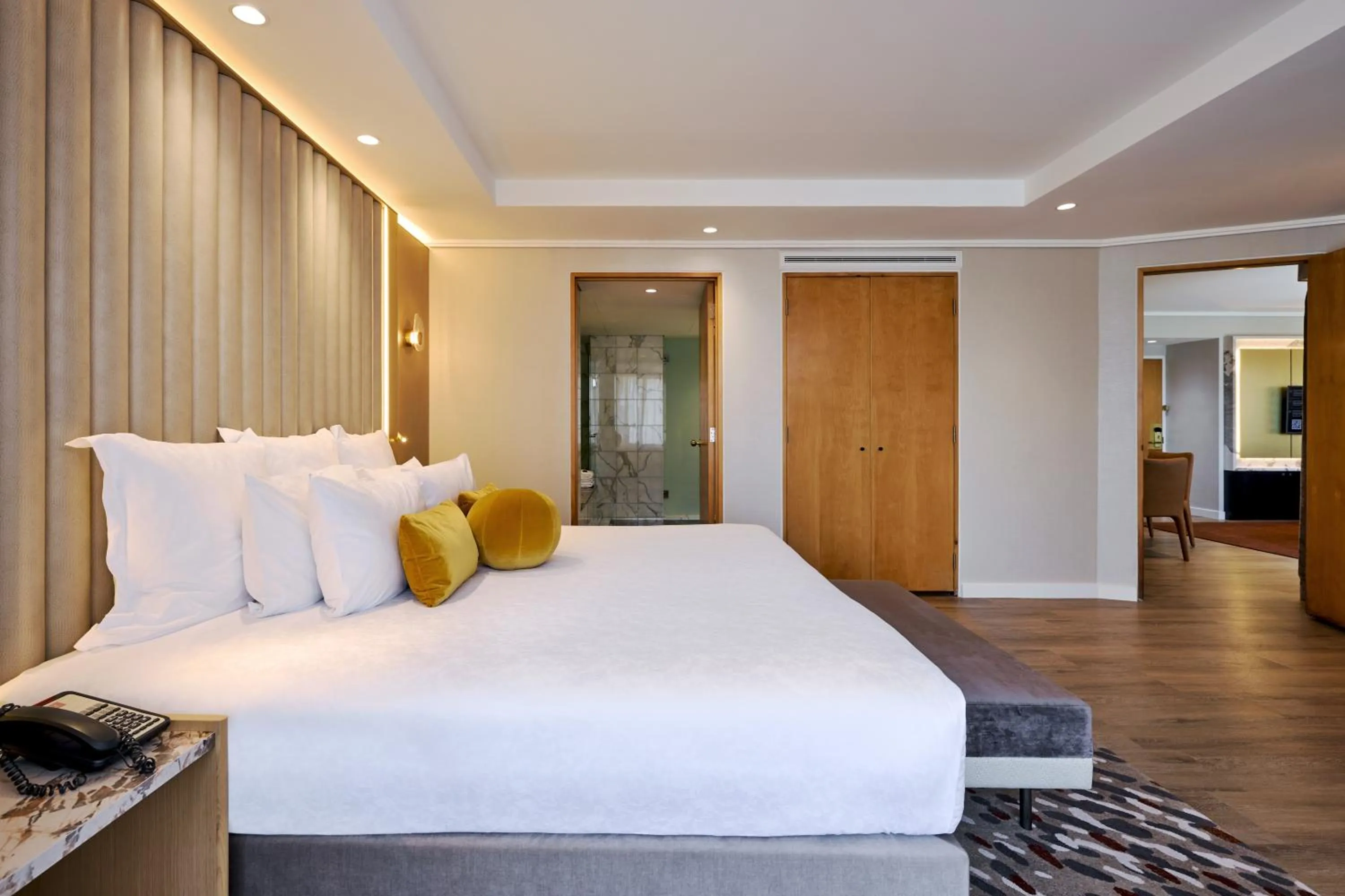 Bed in Grand Millennium Auckland