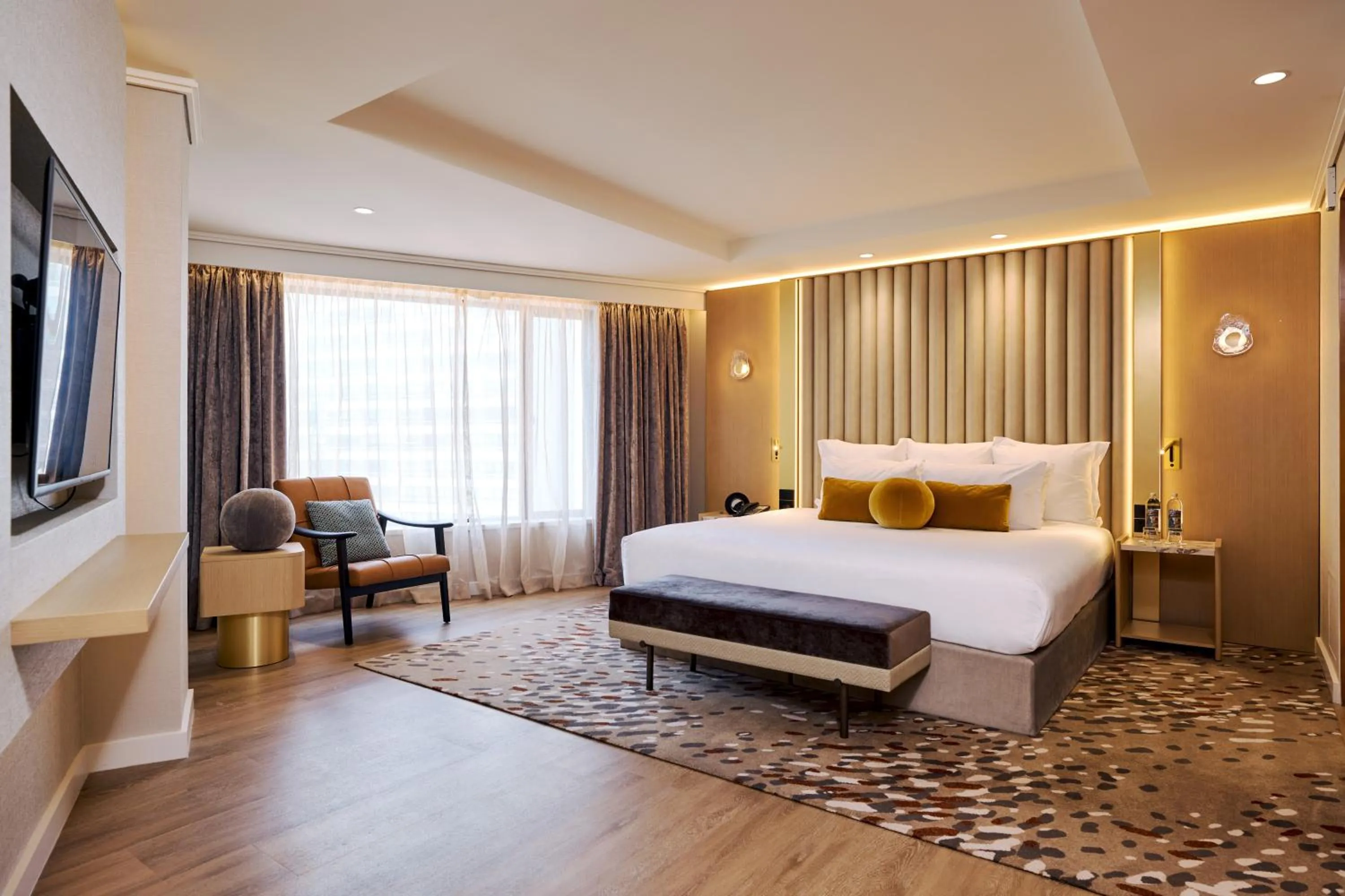 Bed in Grand Millennium Auckland