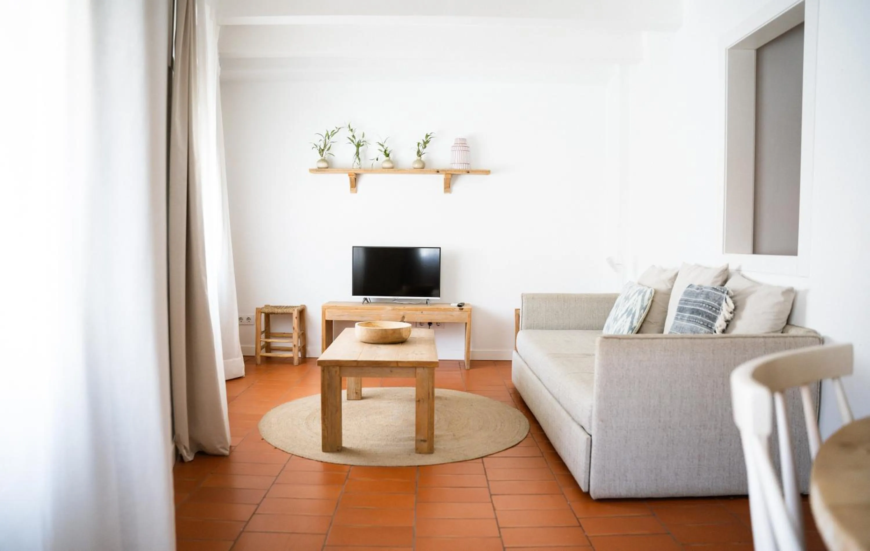 Living room in Hostal Ses Negres