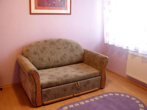 Seating area in Hotel Štadión