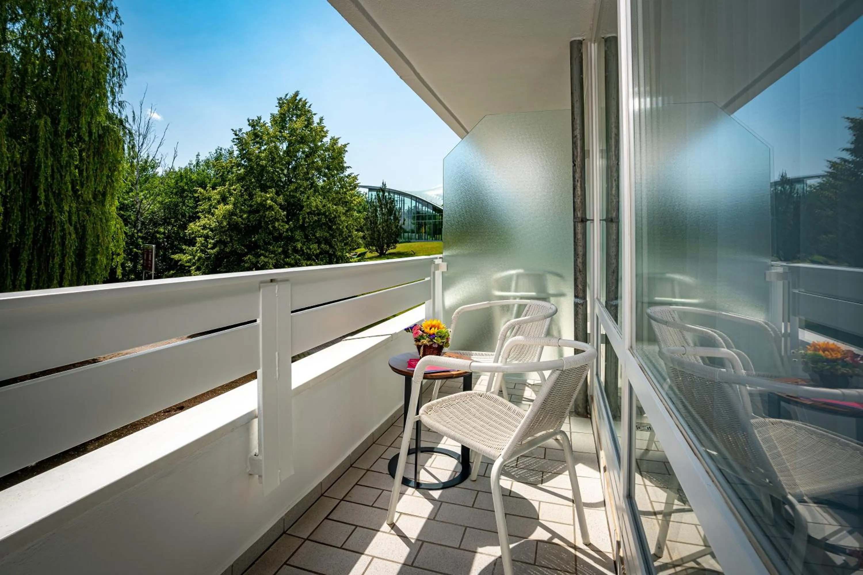 Balcony/Terrace in Hotel an der Therme Bad Sulza