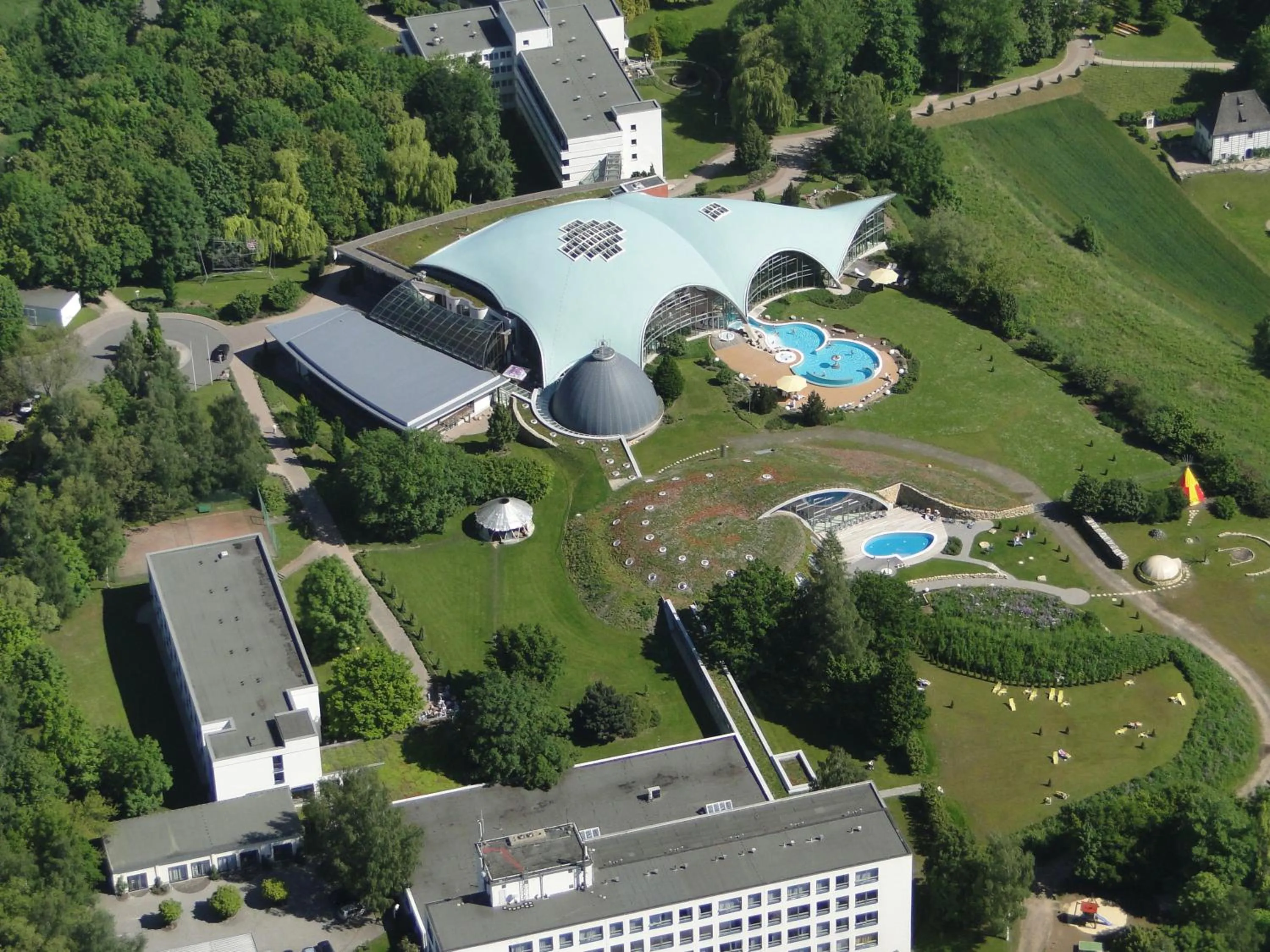 Bird's eye view in Hotel an der Therme Bad Sulza