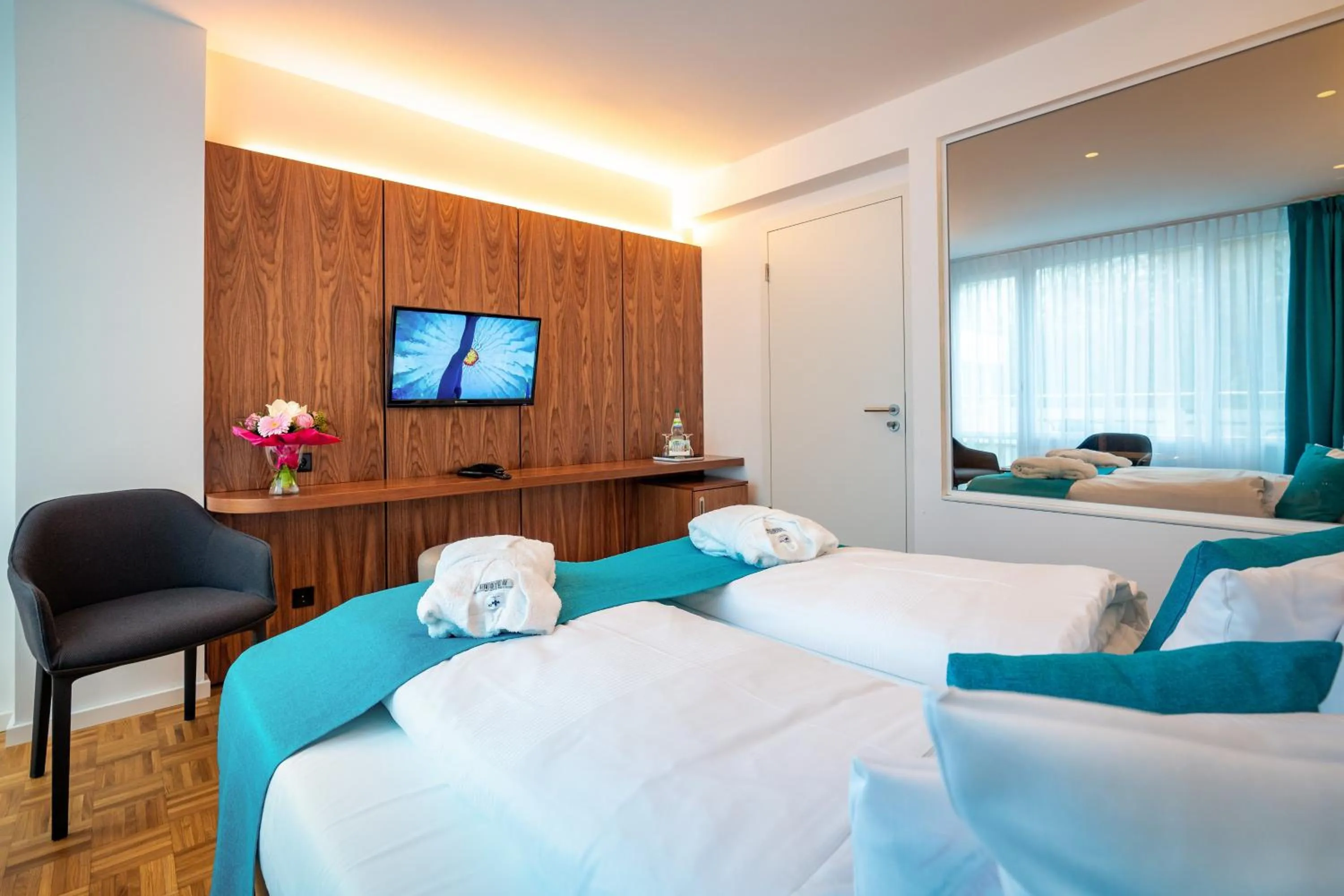 Photo of the whole room, Bed in Hotel an der Therme Bad Sulza