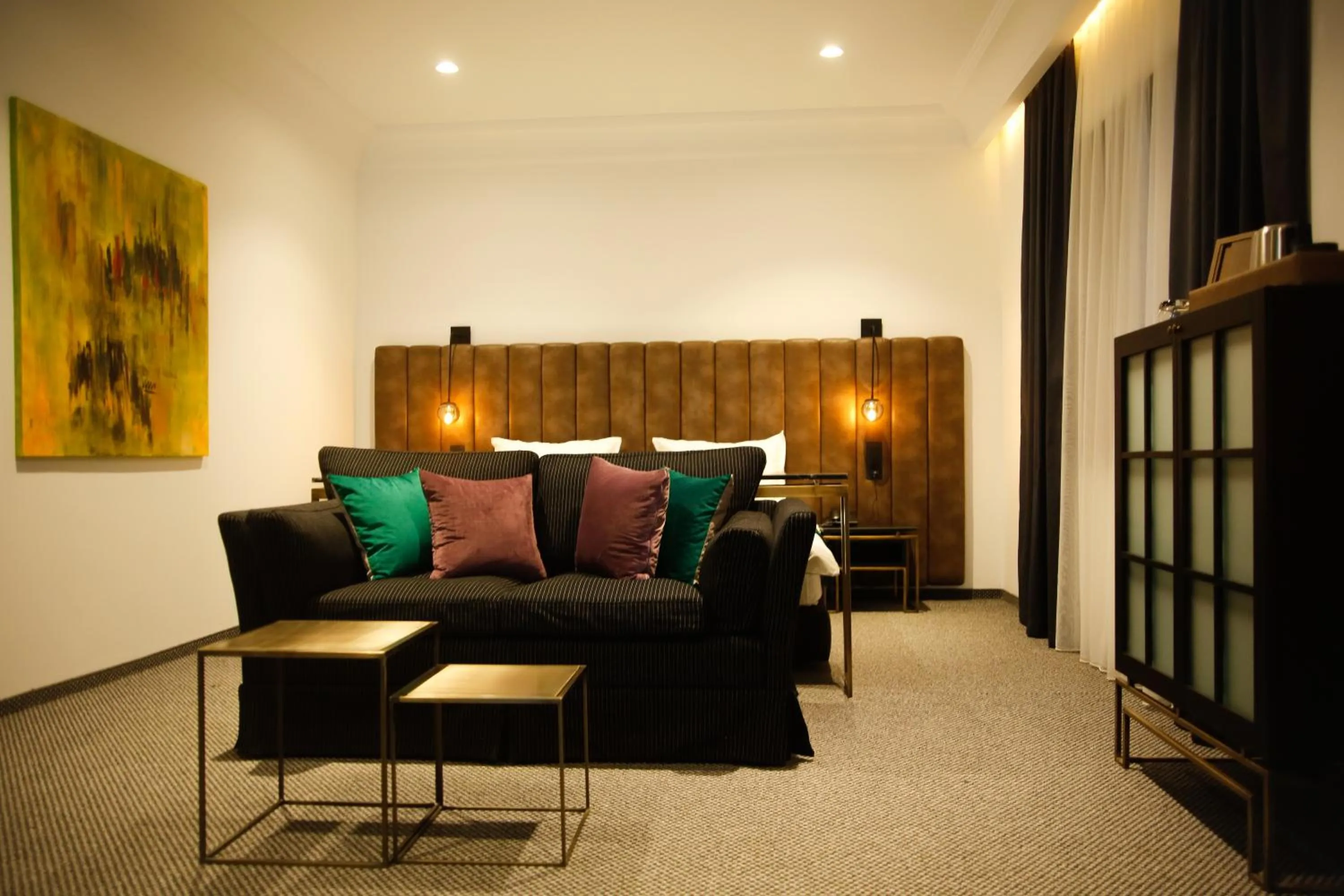 Seating area in Hotel Rubis