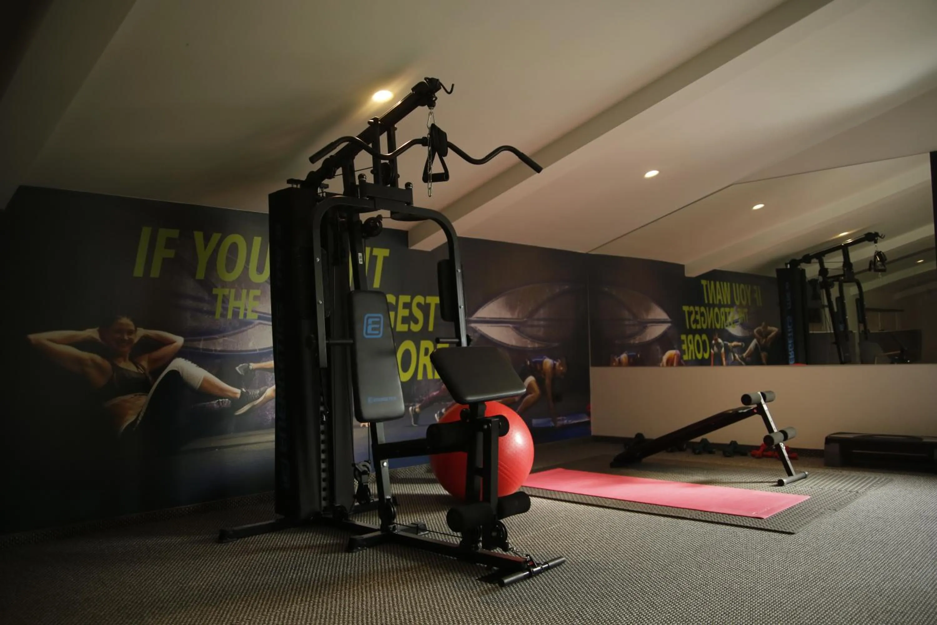 Fitness centre/facilities in Hotel Rubis