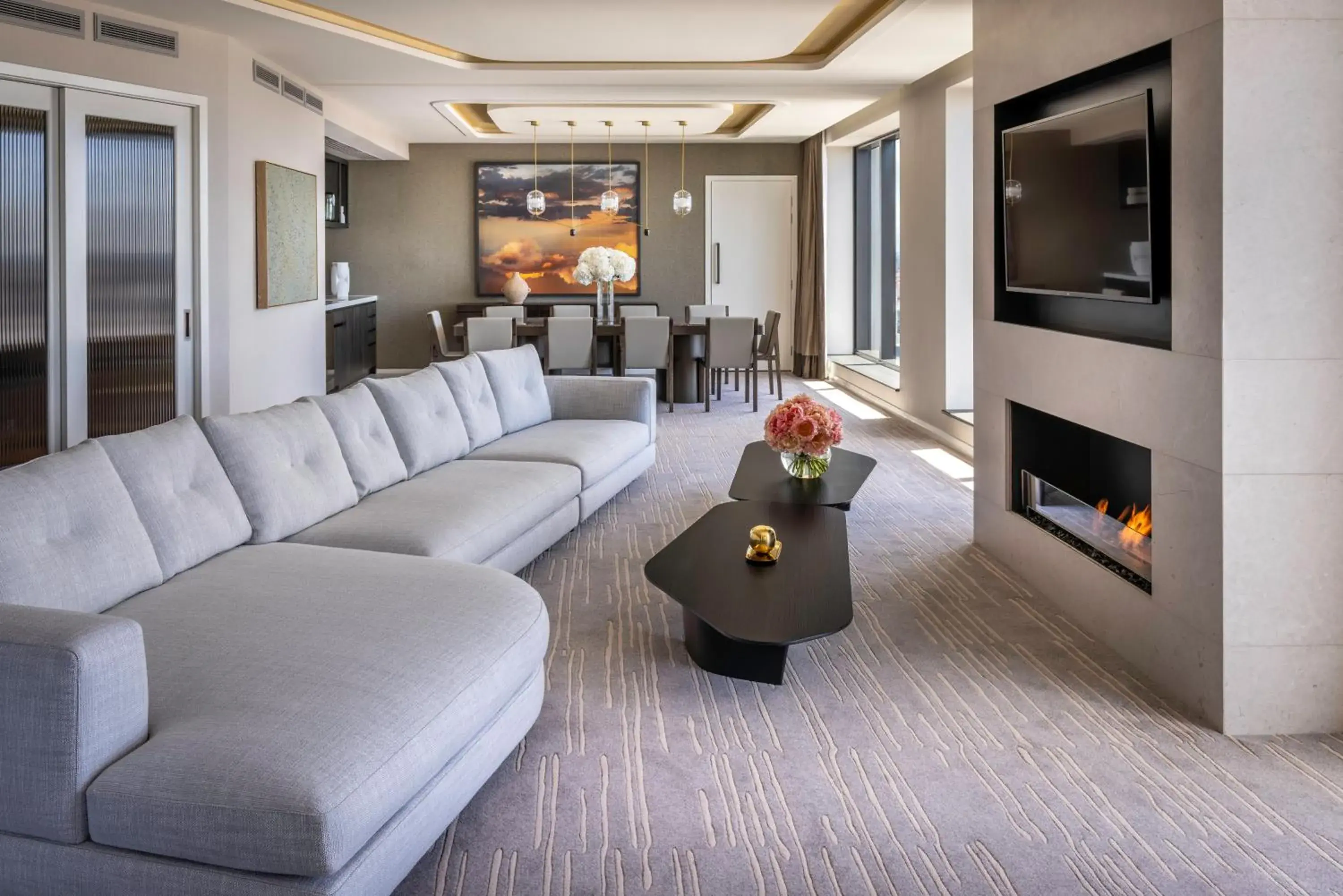 Living room in Cordis, Auckland by Langham Hospitality Group Living room in Cordis, Auckland by Langham Hospitality Group