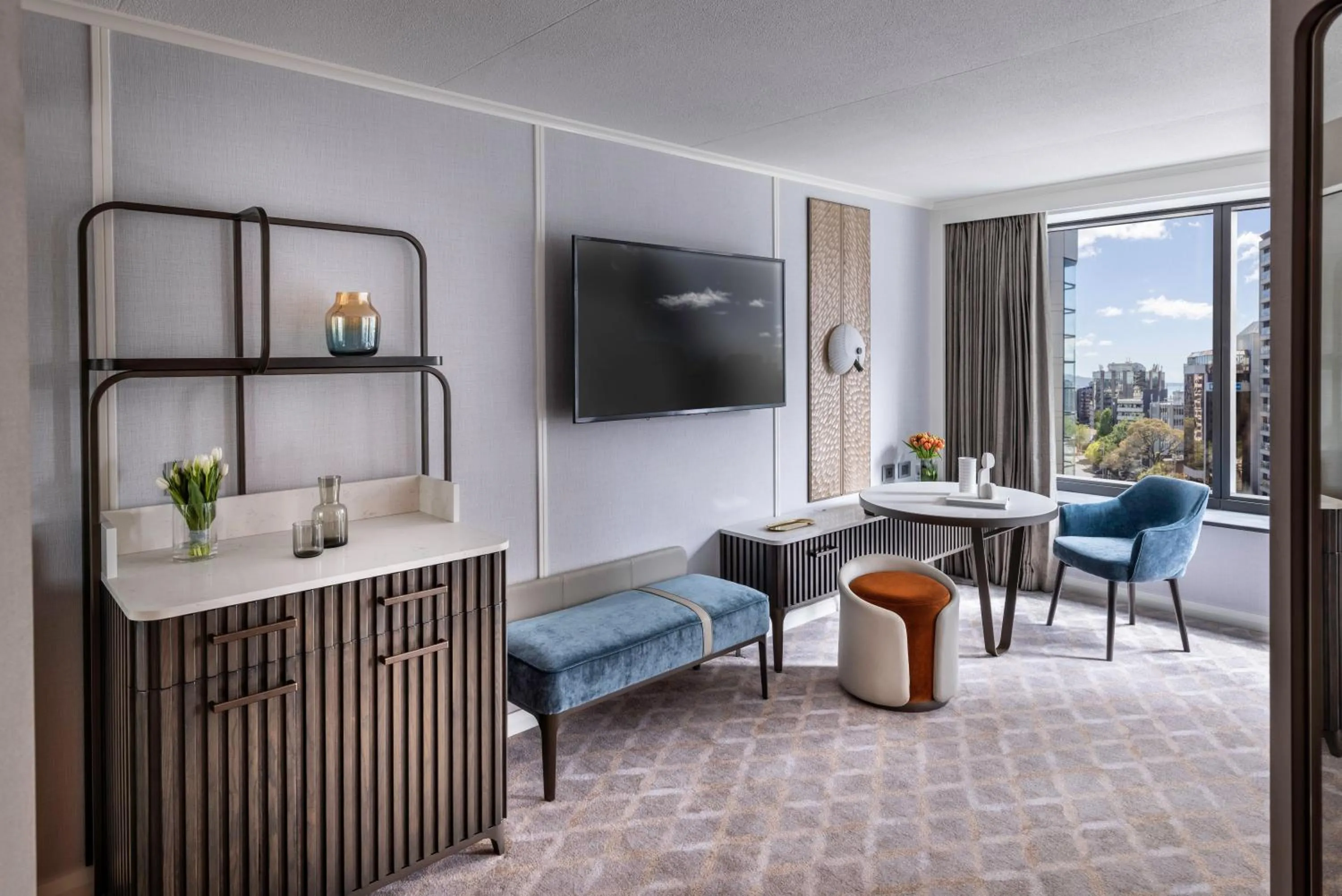 Seating area in Cordis, Auckland by Langham Hospitality Group