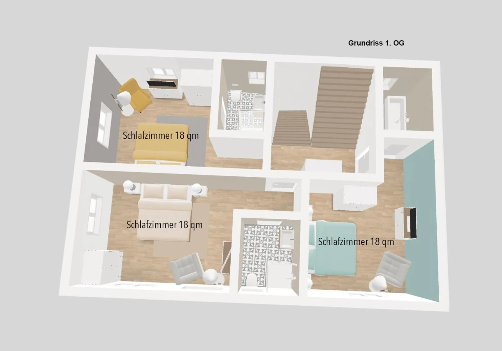Floor plan in Ferienhaus Apple Tree