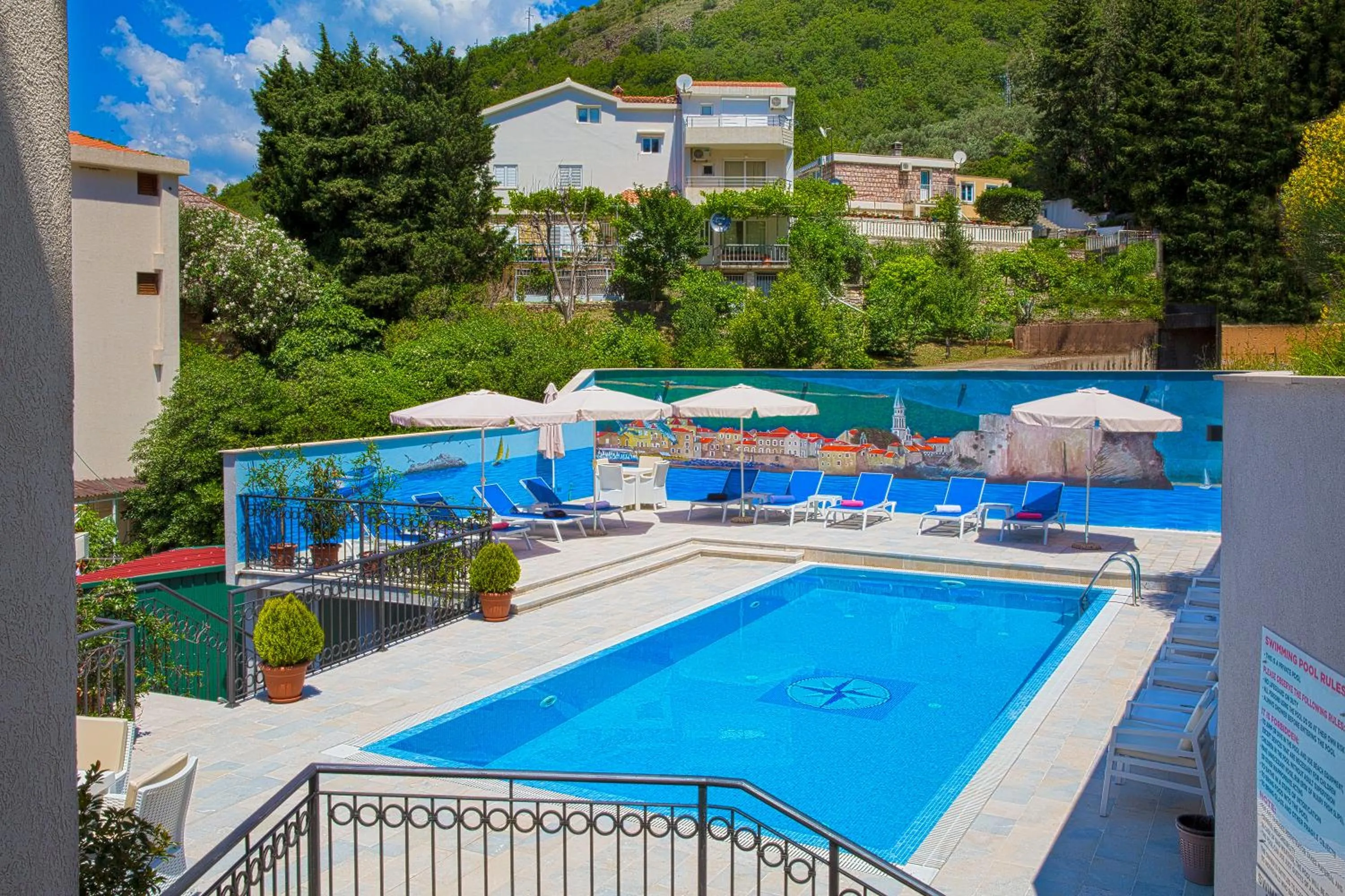 Swimming pool in Boutique Villa Jovan