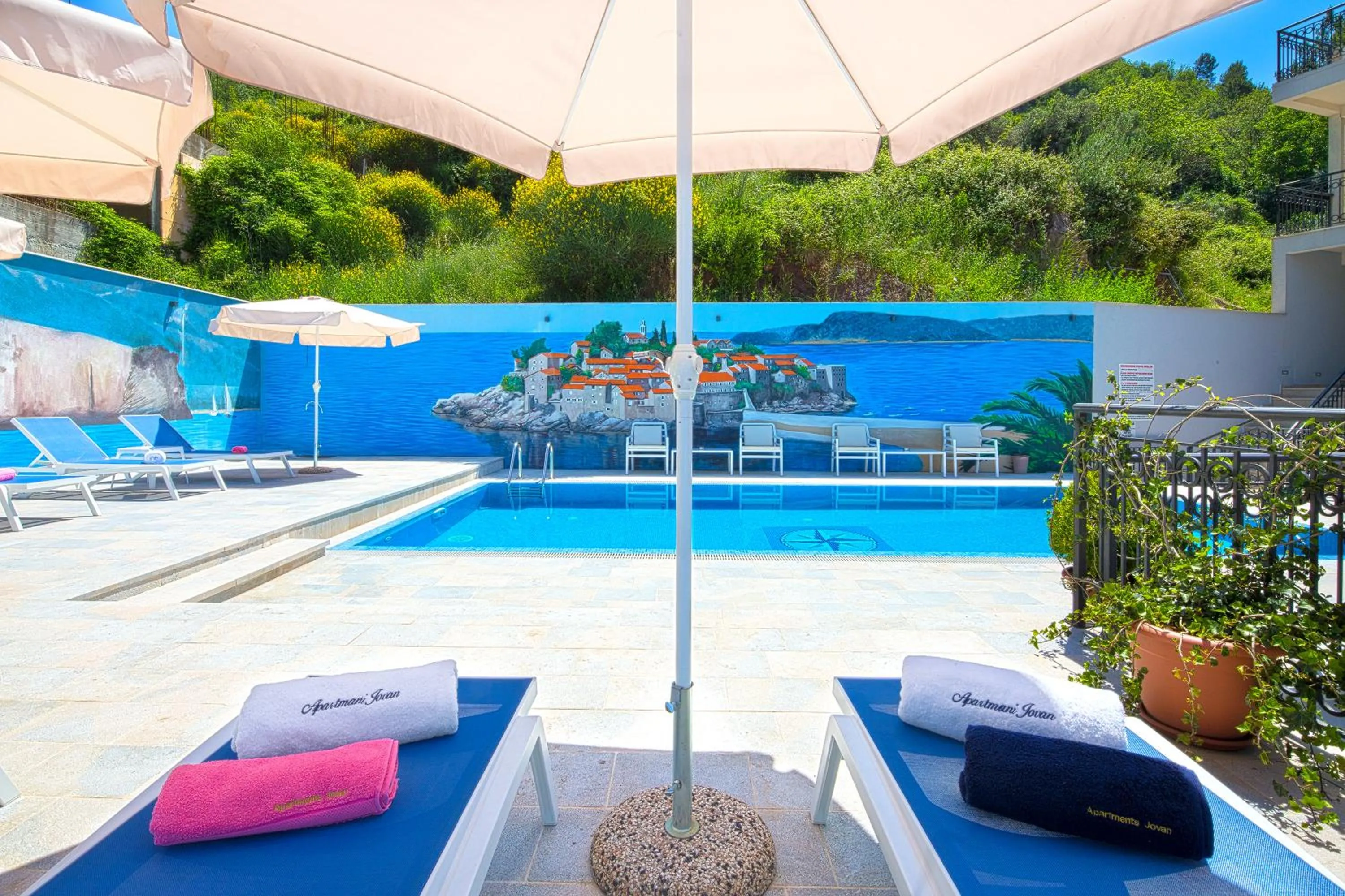 Swimming pool in Boutique Villa Jovan