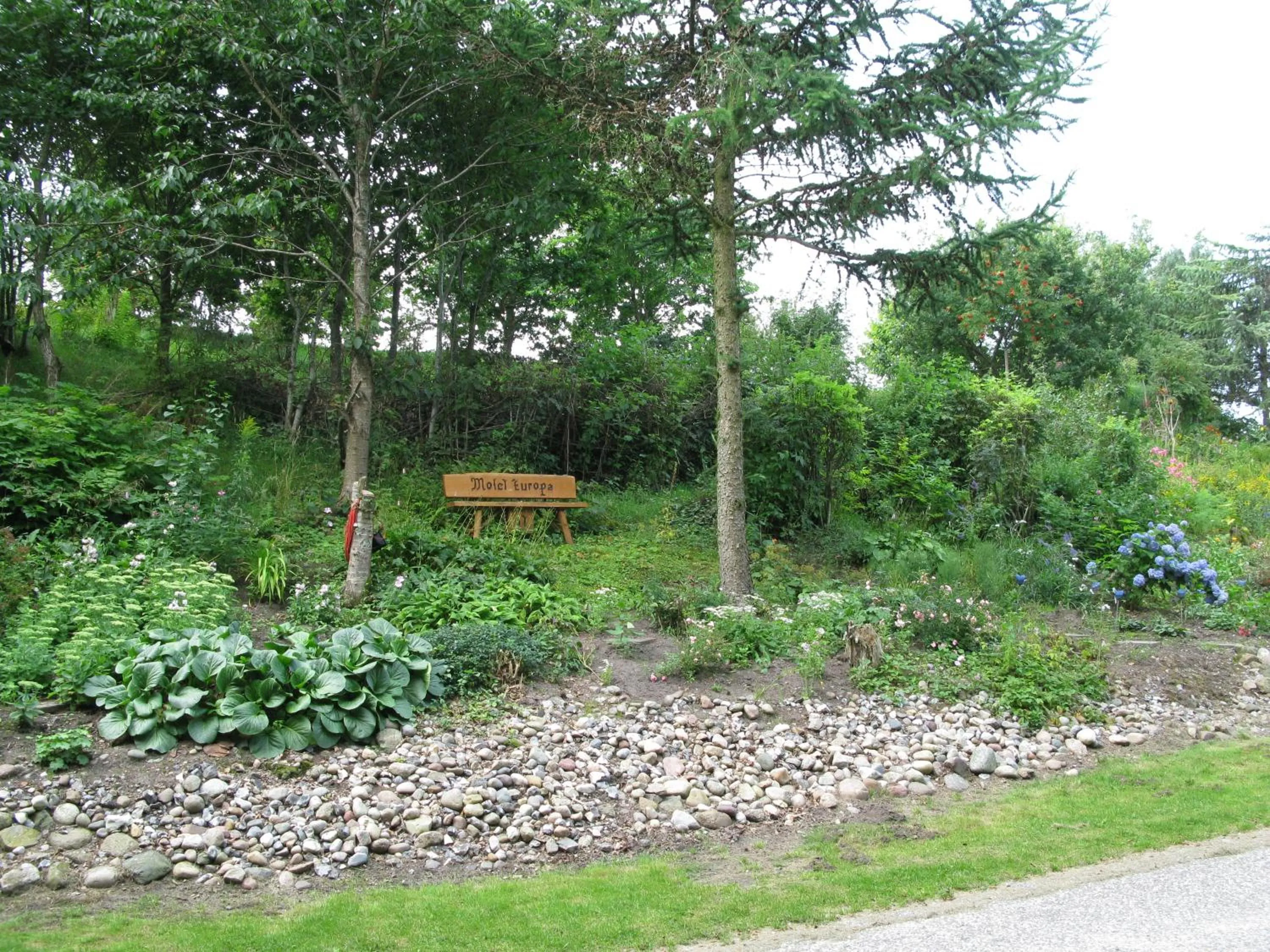 Garden in Motel Europa