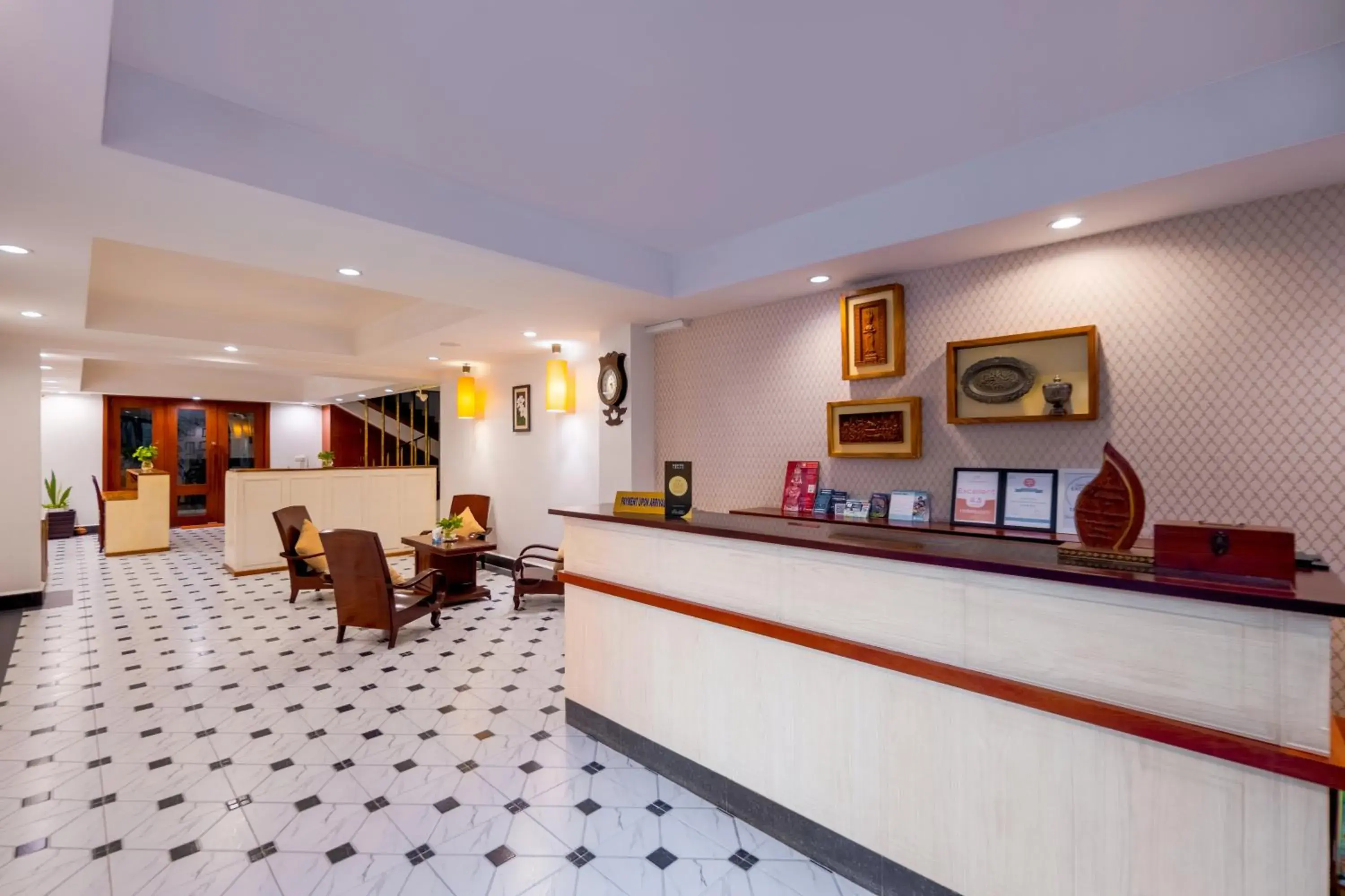 Lobby or reception in Skyline Boutique Hotel Lobby or reception in Skyline Boutique Hotel