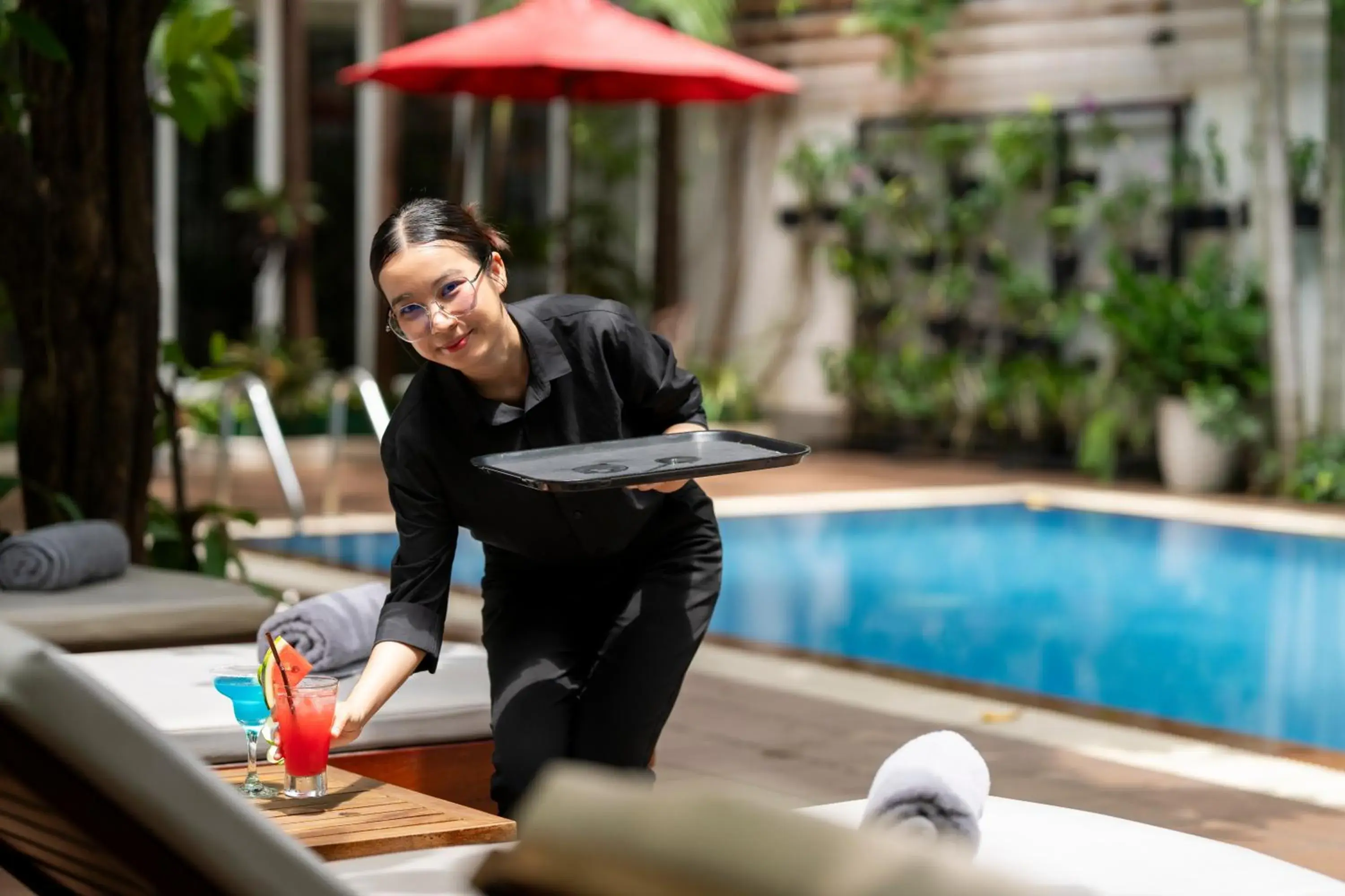 Swimming pool in Skyline Boutique Hotel Swimming pool in Skyline Boutique Hotel
