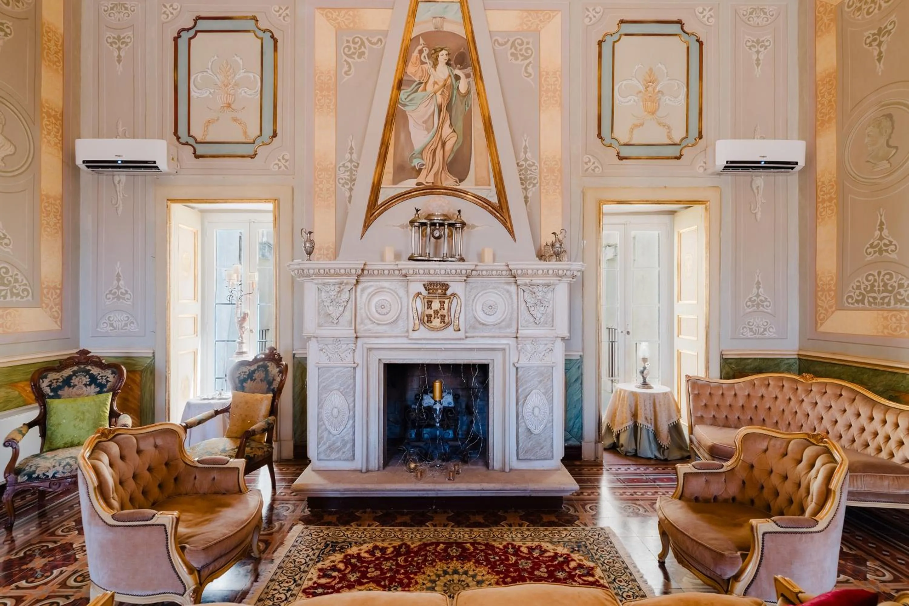 Living room in Palazzo De Castro