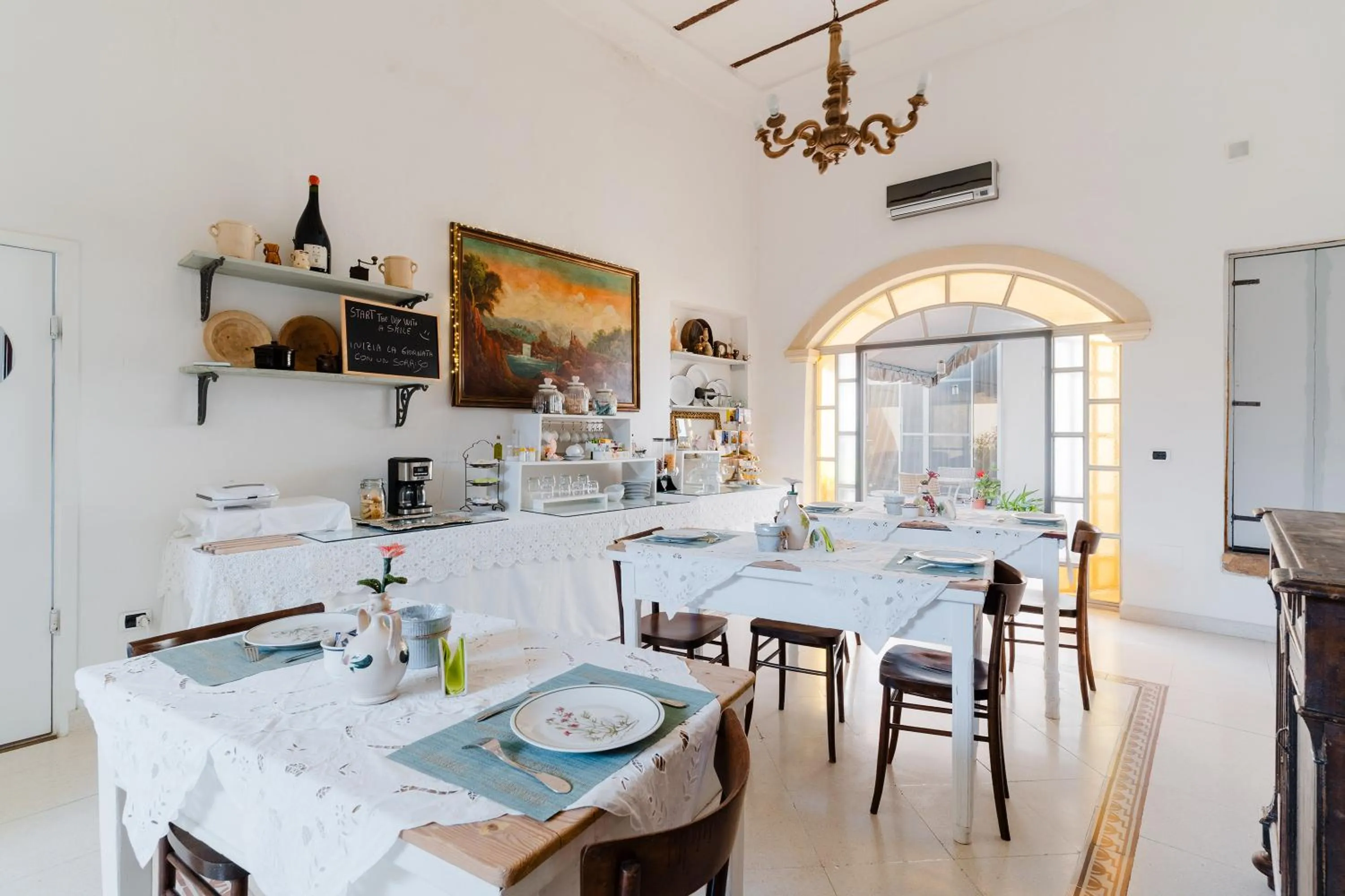 Dining area in Palazzo De Castro